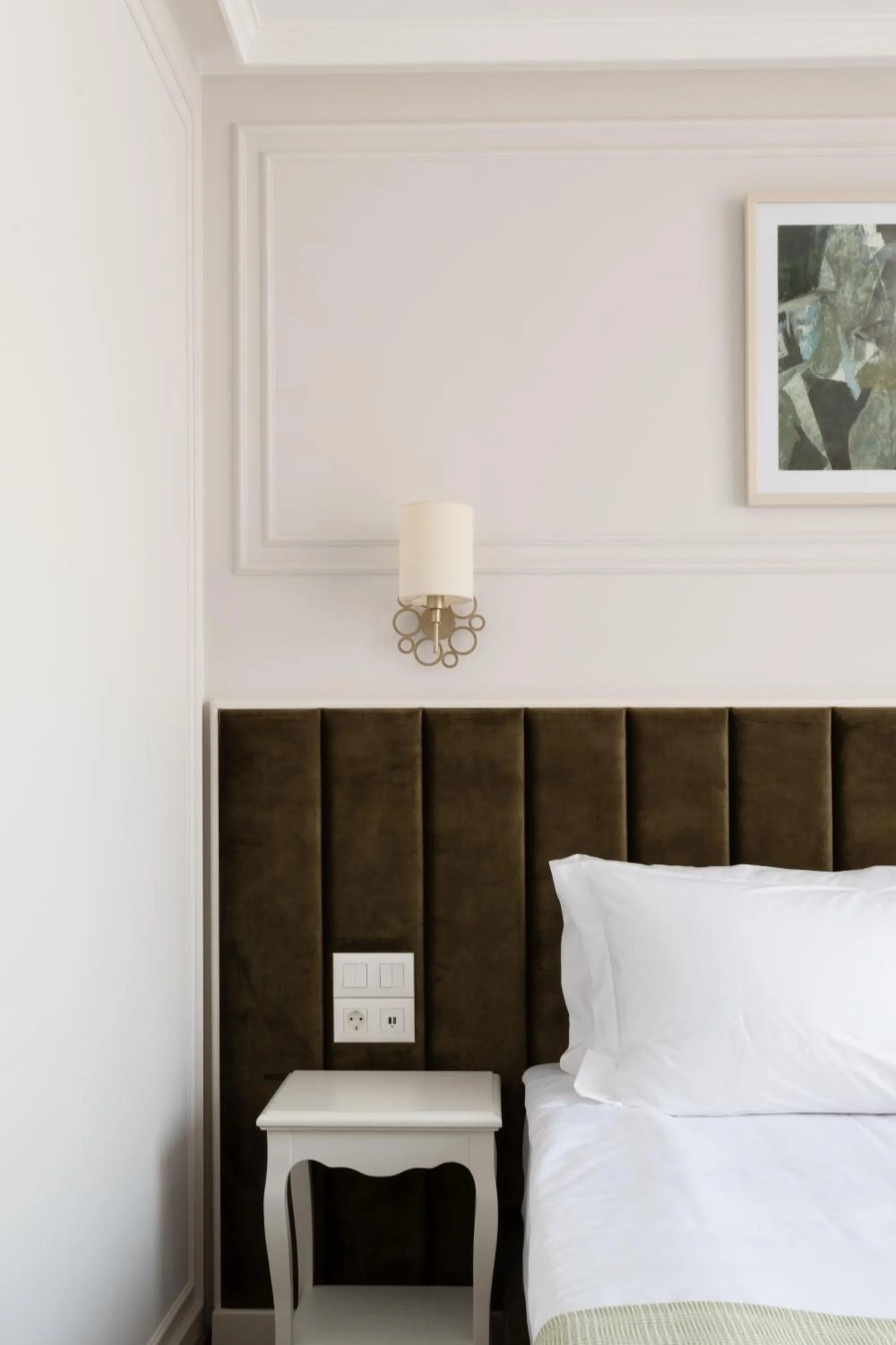 Bed in Villa Flavia Heritage Boutique Hotel