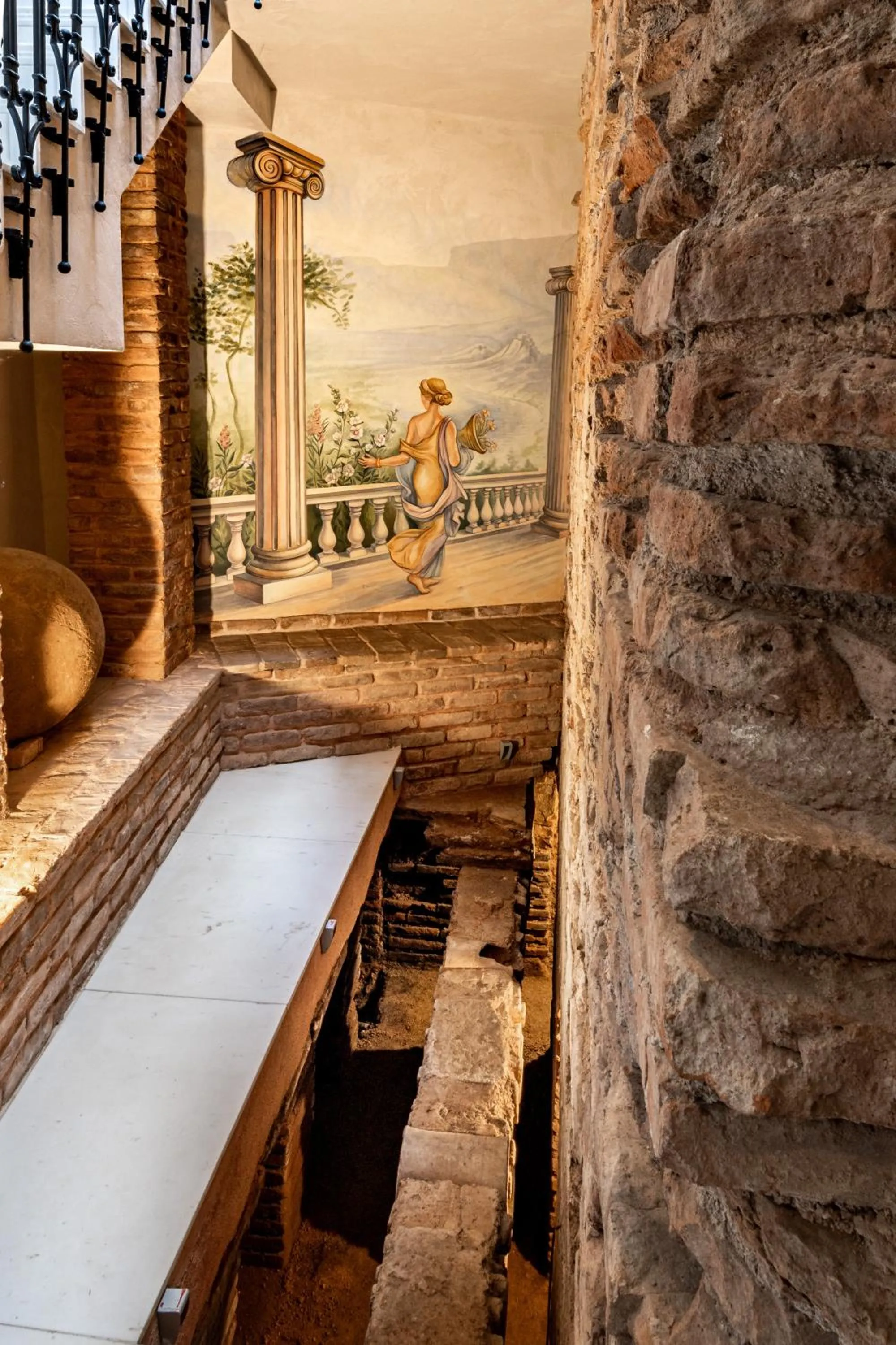 Steam room in Villa Flavia Heritage Boutique Hotel