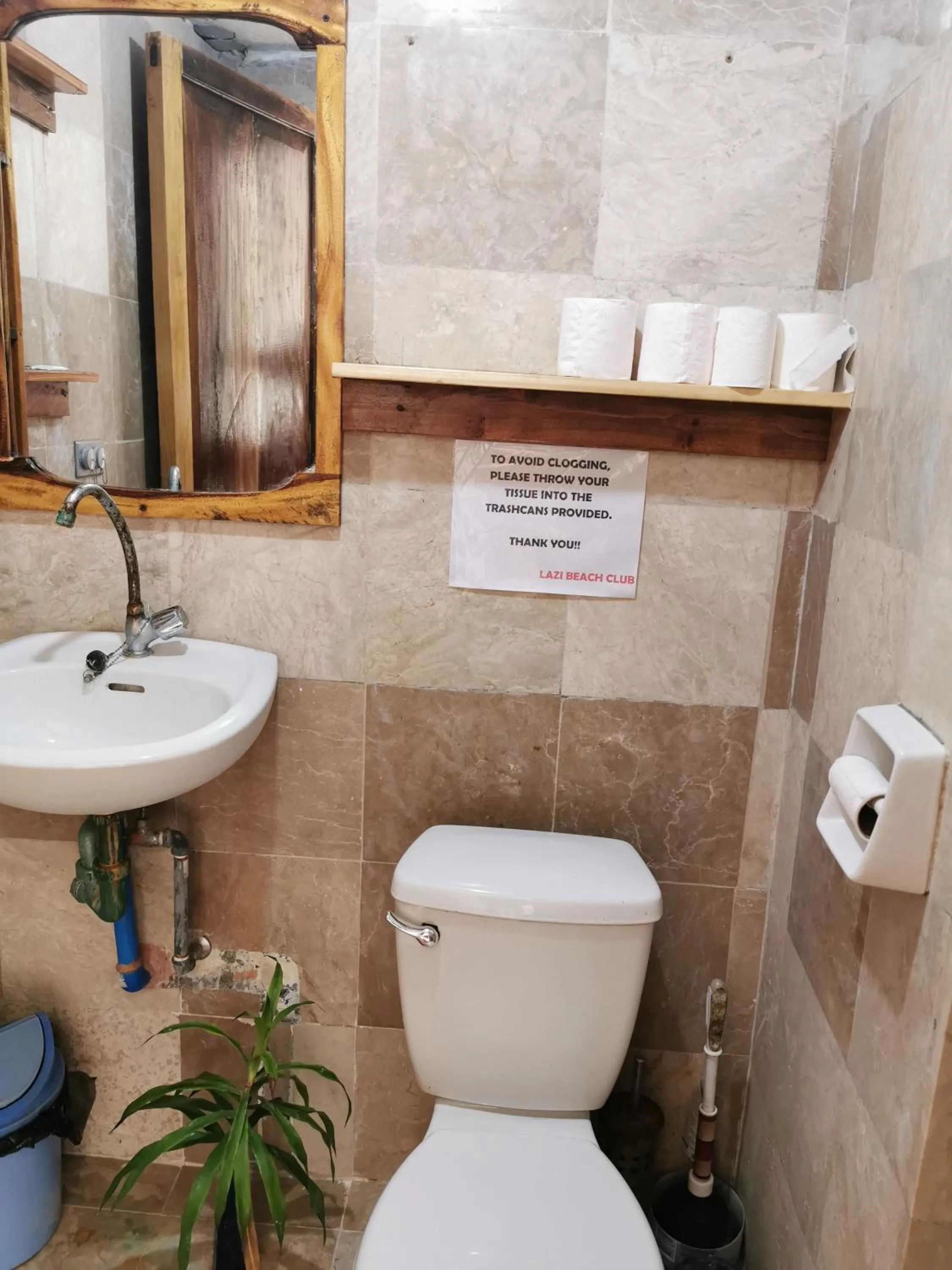 Bathroom in Lazi Beach Club Resort