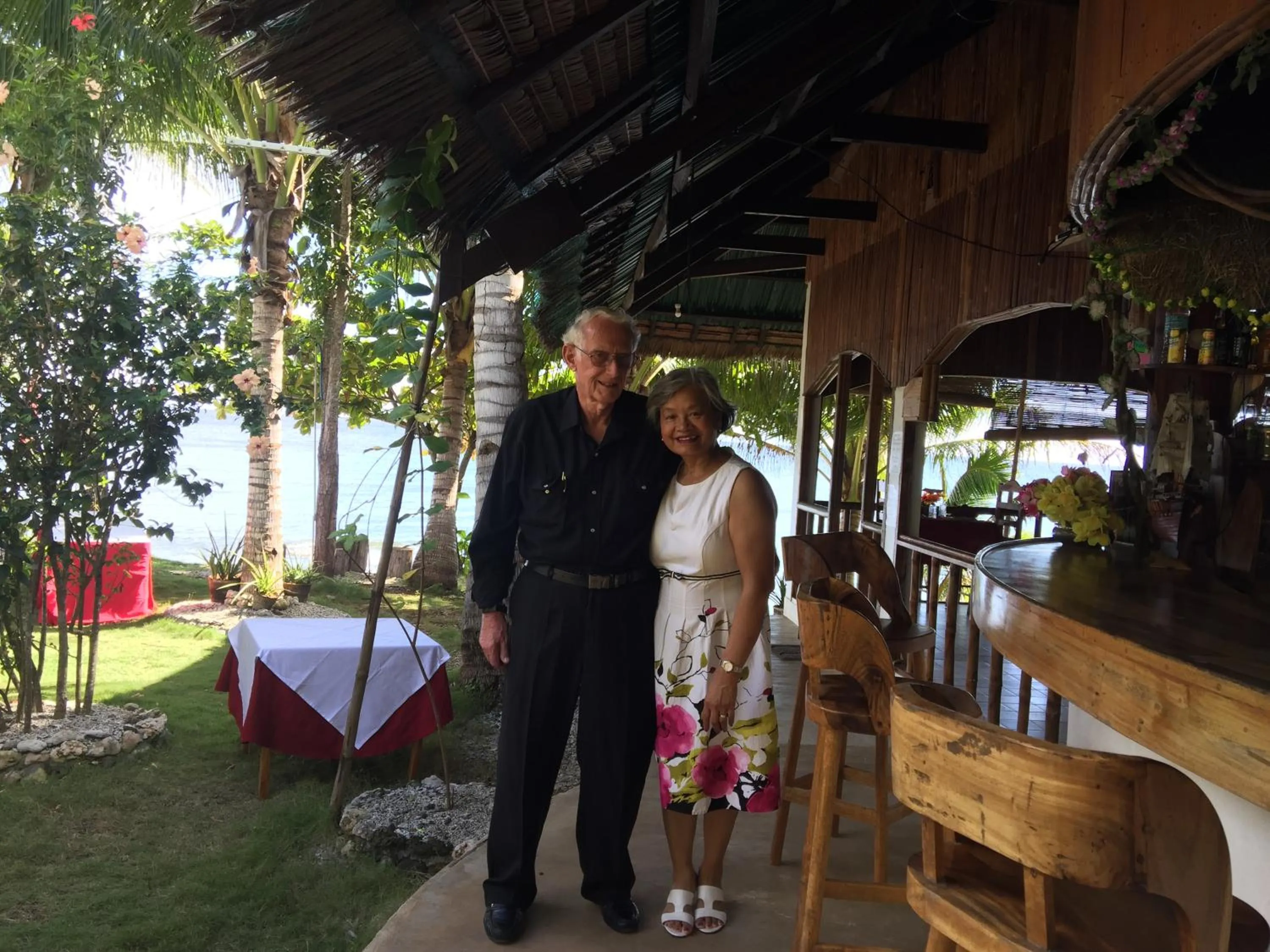 Staff in Lazi Beach Club Resort