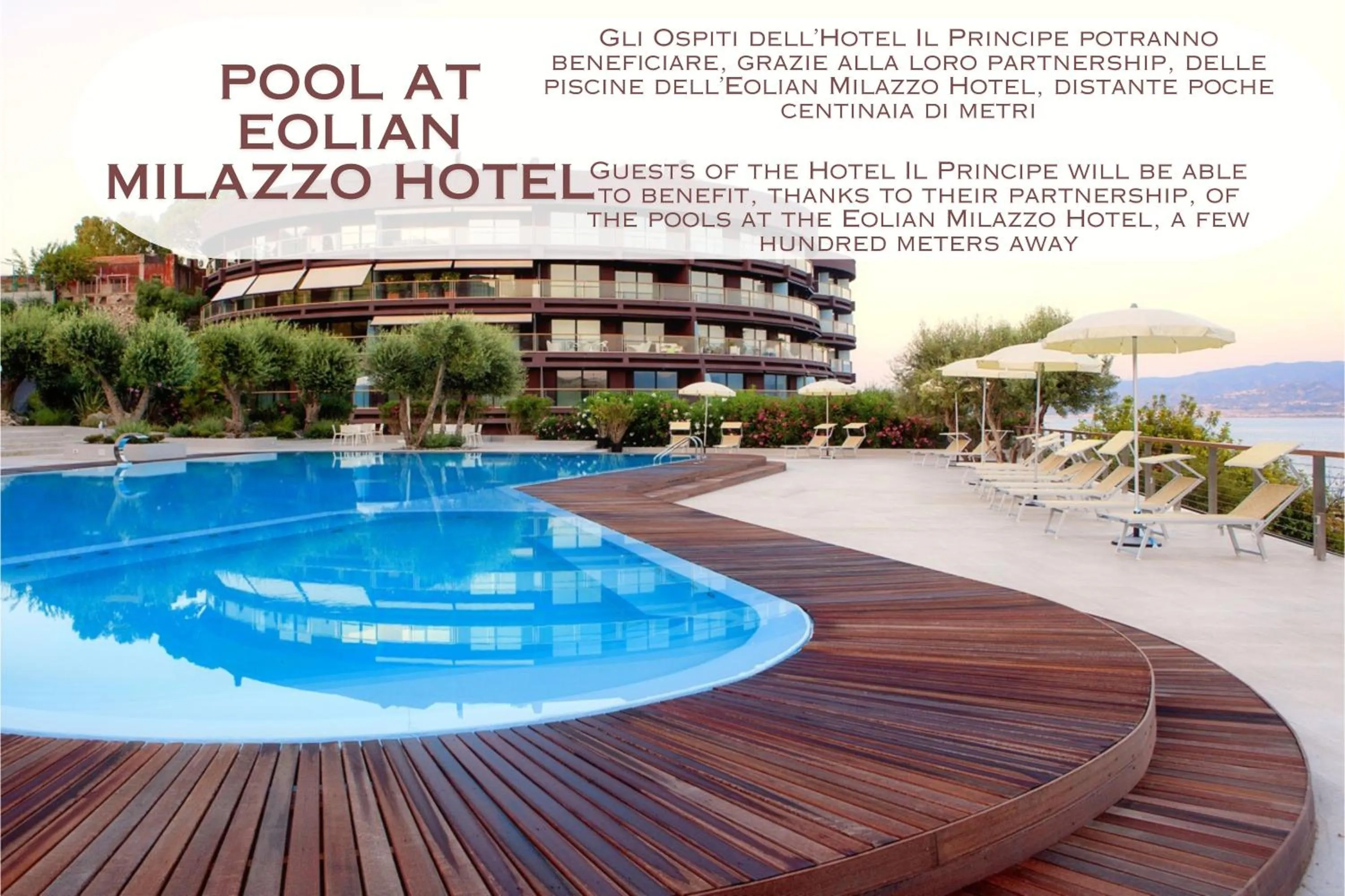 Swimming pool in Hotel Il Principe