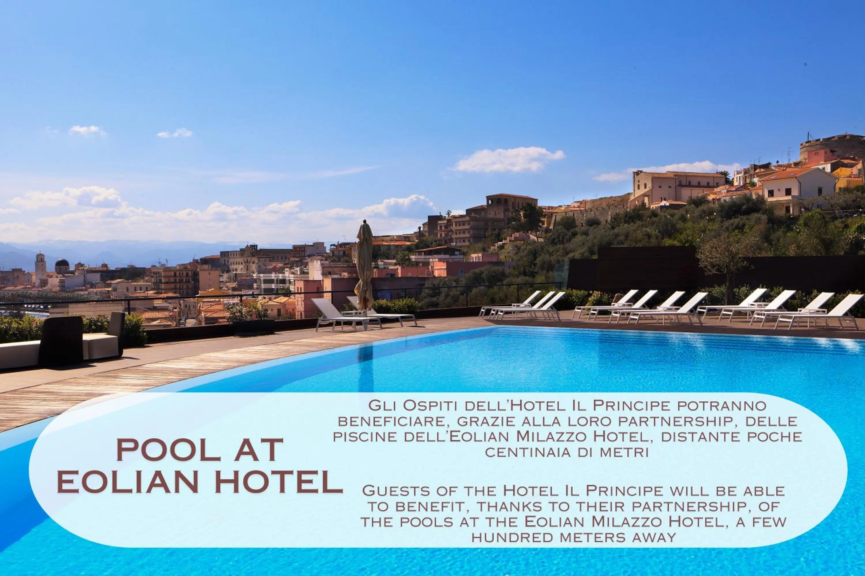 Swimming pool in Hotel Il Principe