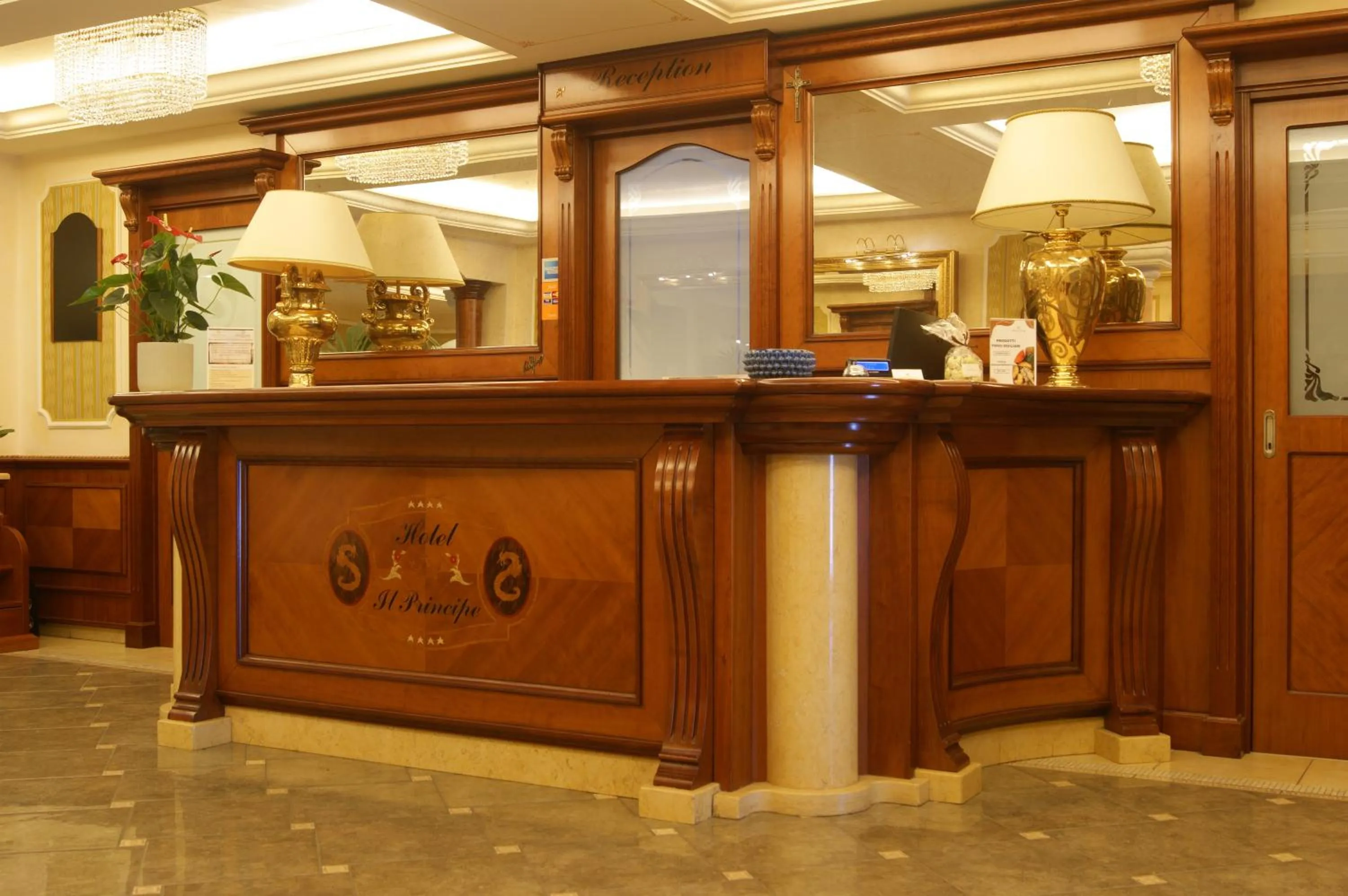 Lobby or reception in Hotel Il Principe