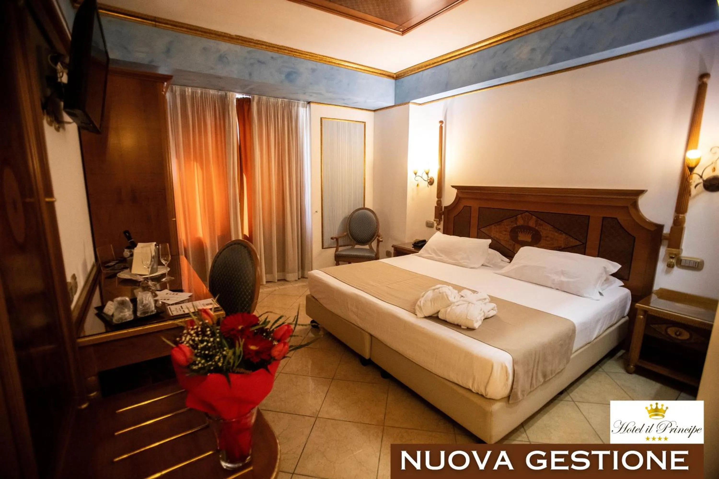 Bedroom, Bed in Hotel Il Principe