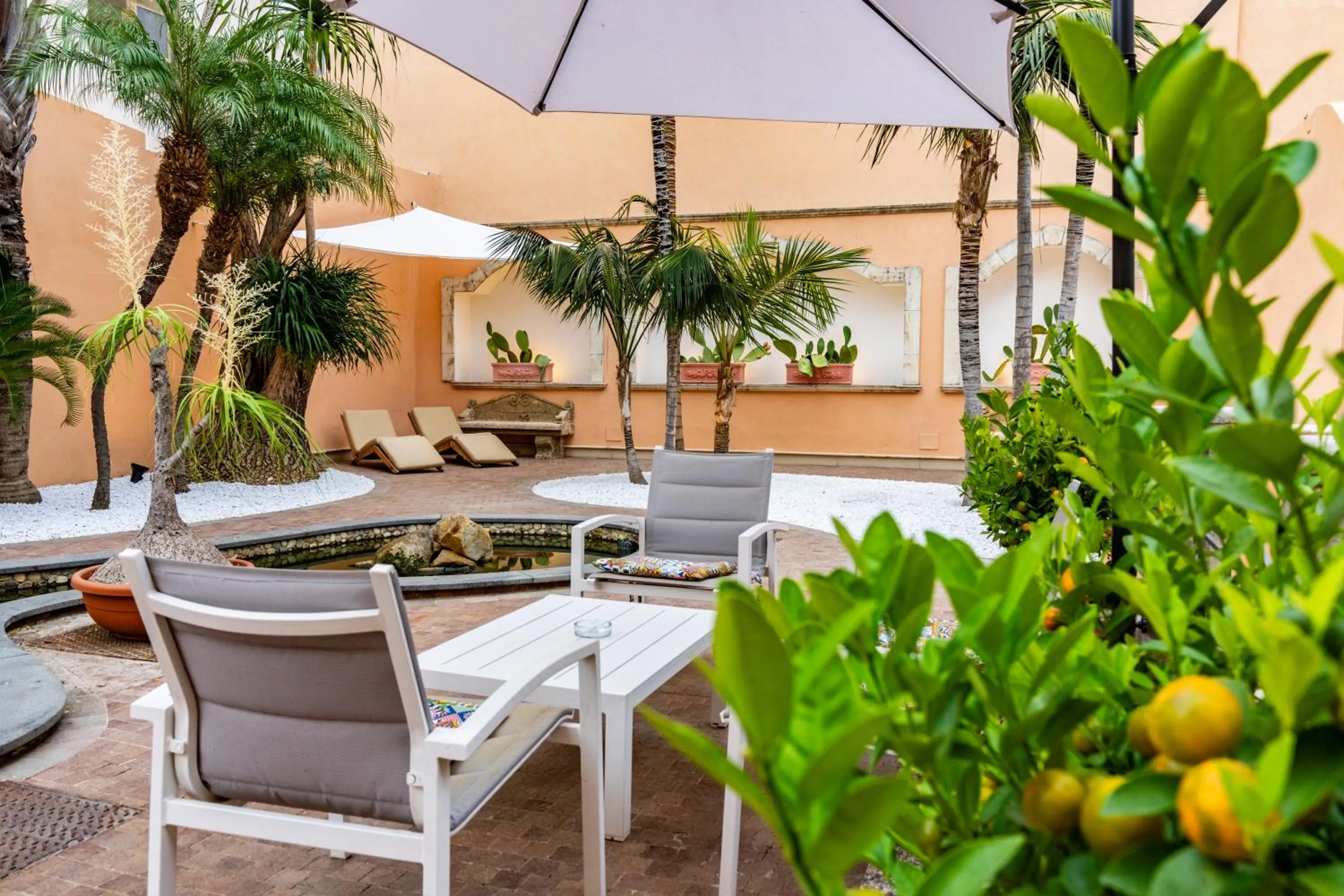 Garden in Hotel Il Principe