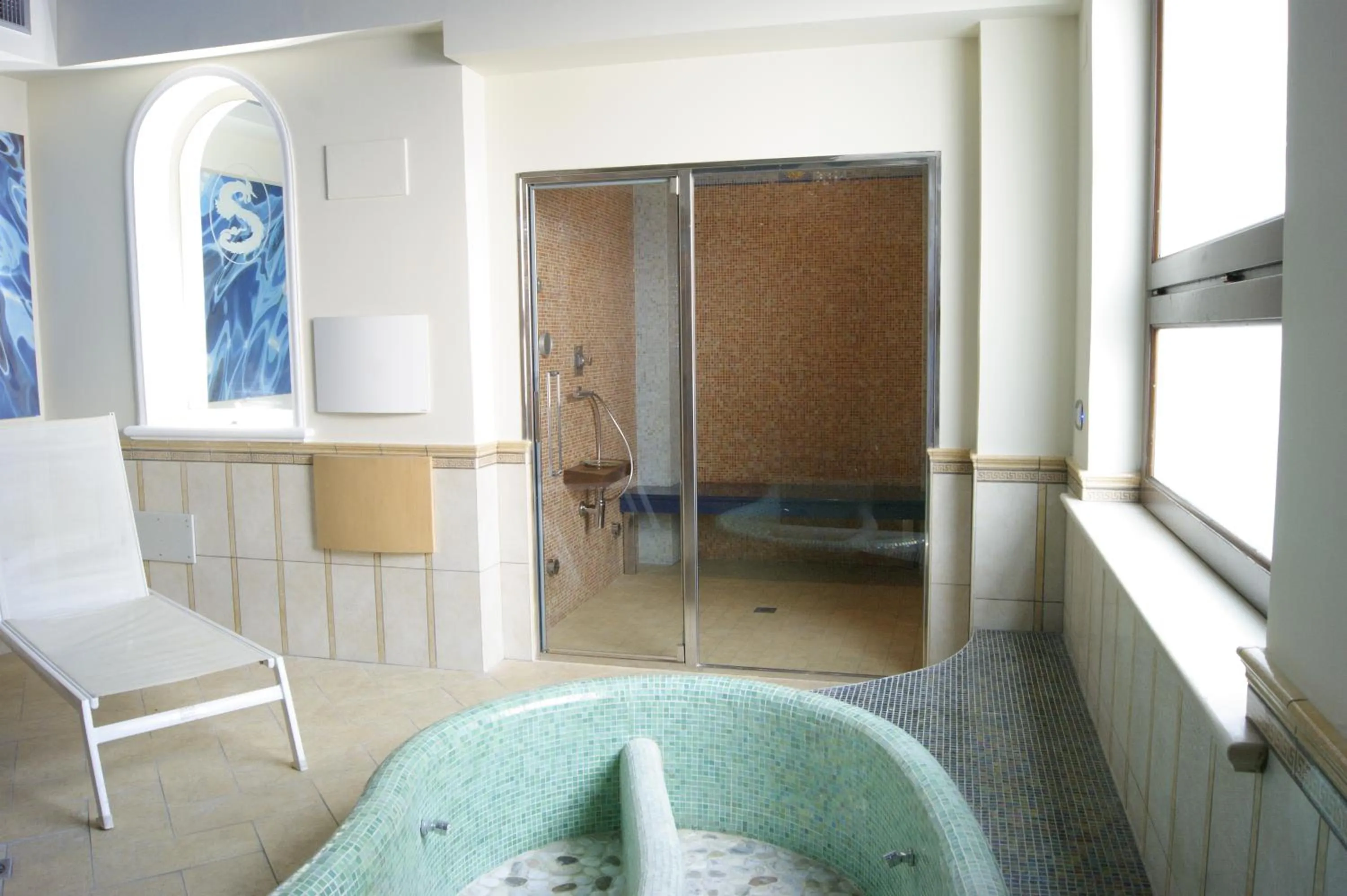 Steam room in Hotel Il Principe