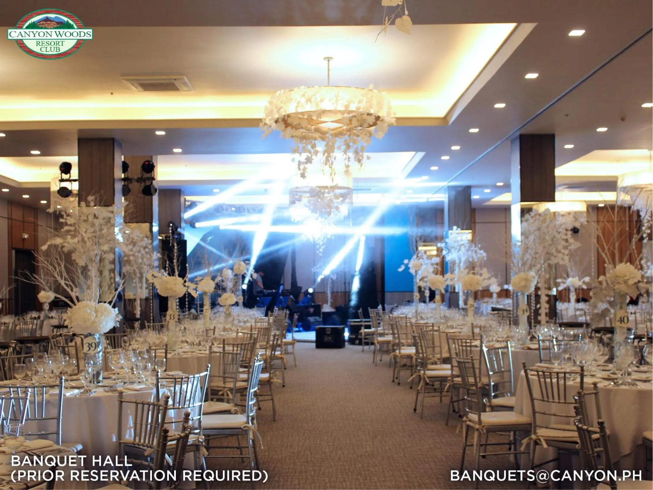 Banquet/Function facilities in Canyon Woods Resort Club Tagaytay