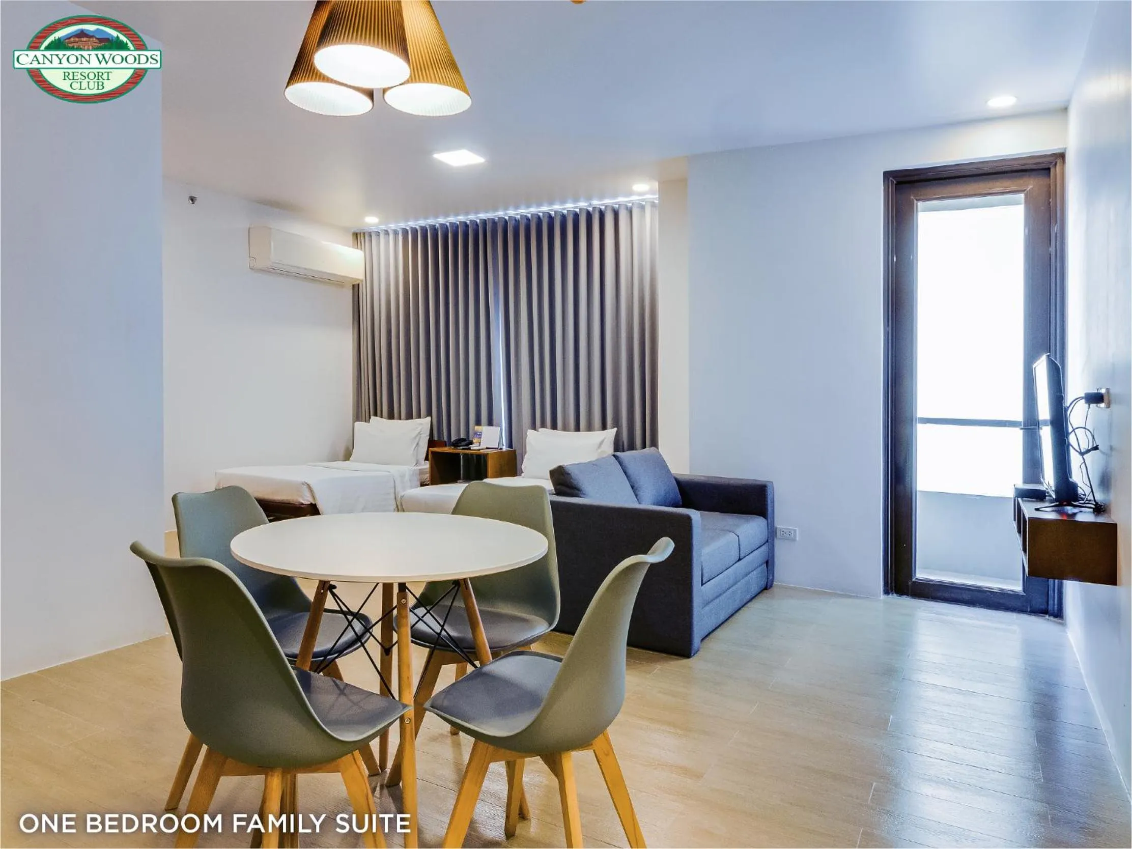 Living room in Canyon Woods Resort Club Tagaytay