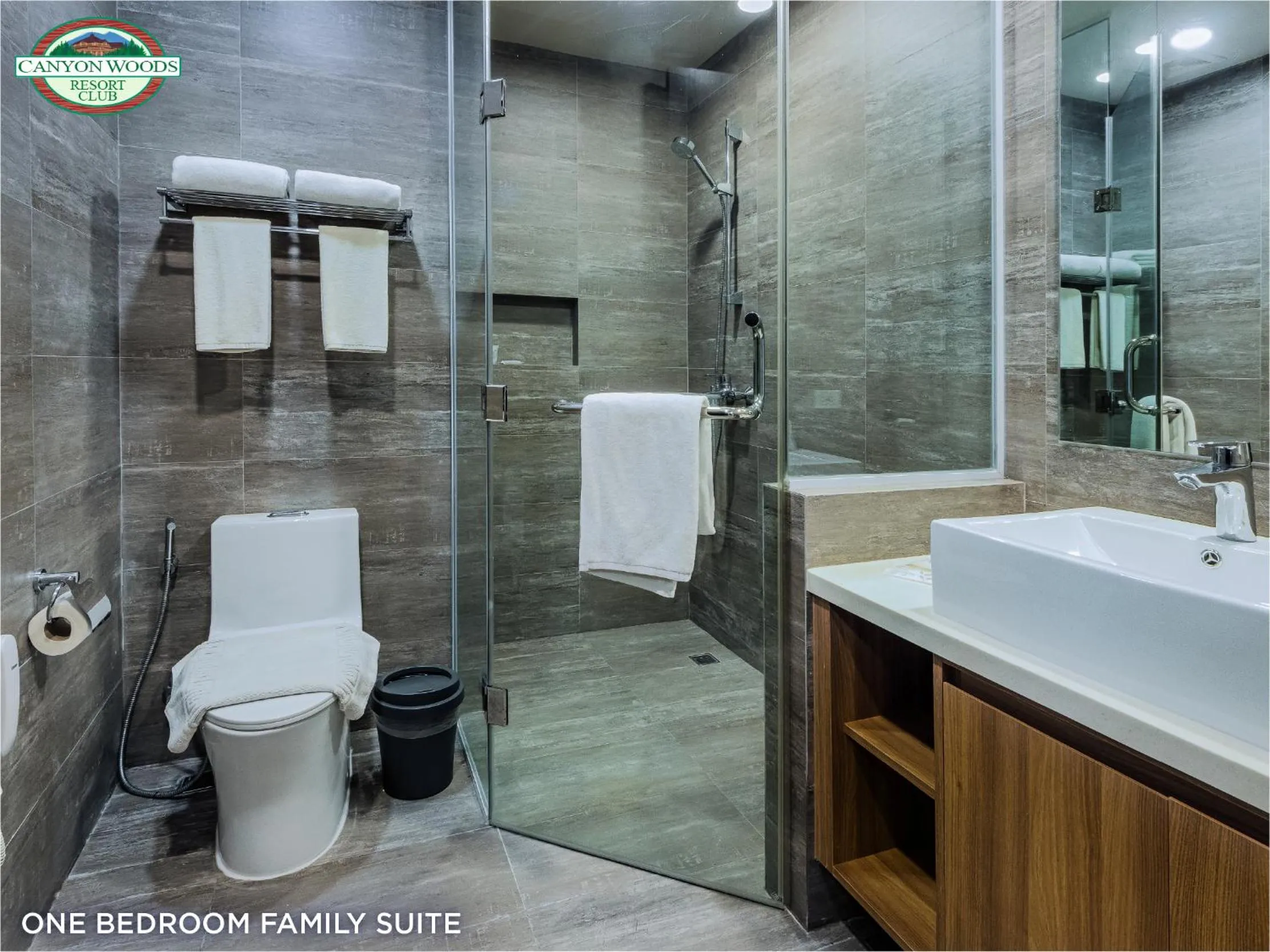 Shower in Canyon Woods Resort Club Tagaytay