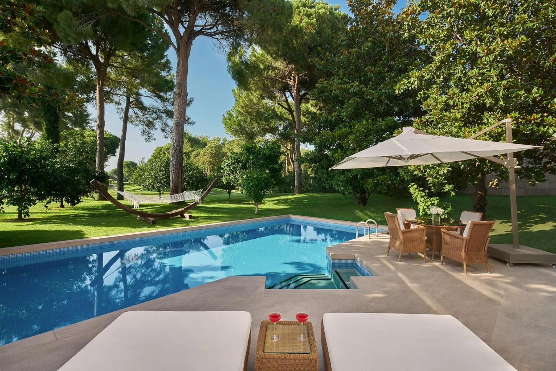 Patio in Gloria Serenity Resort