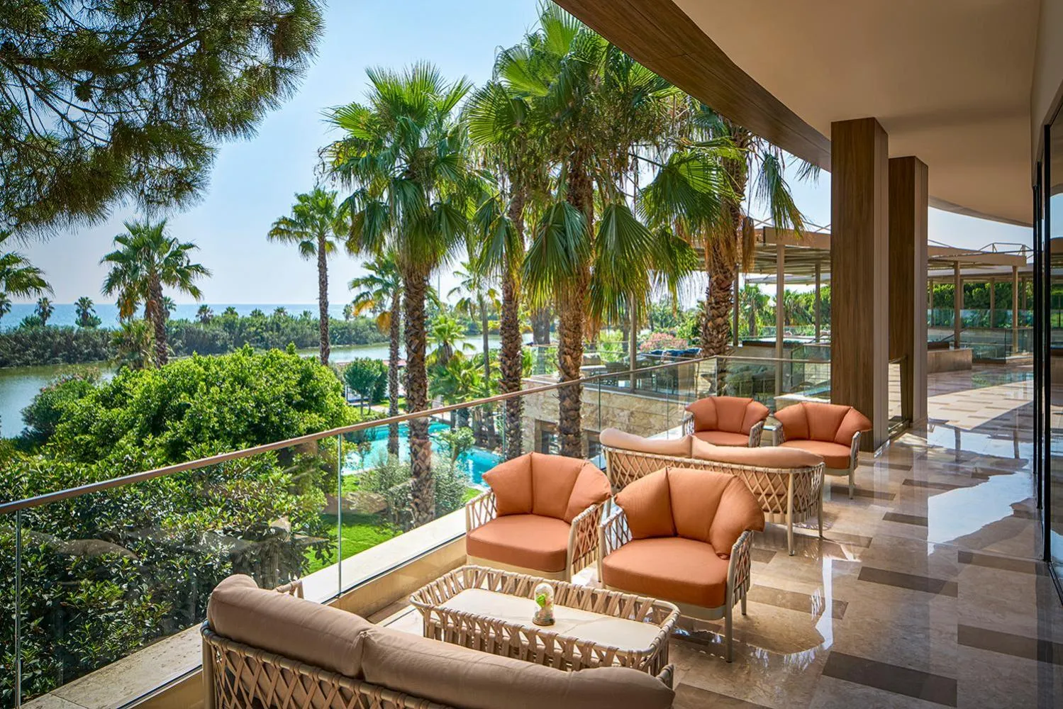 Patio in Gloria Serenity Resort