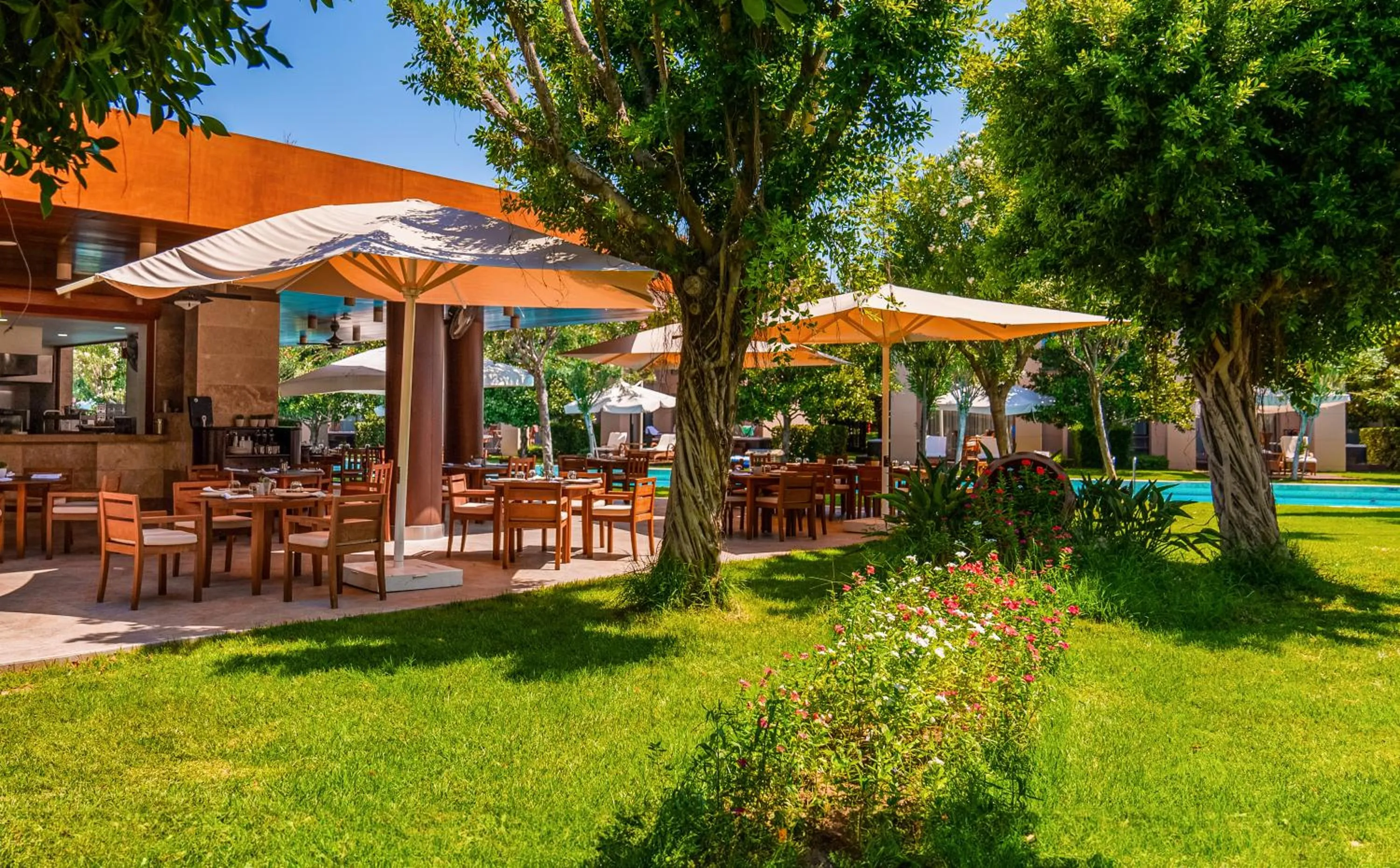 Patio in Gloria Serenity Resort