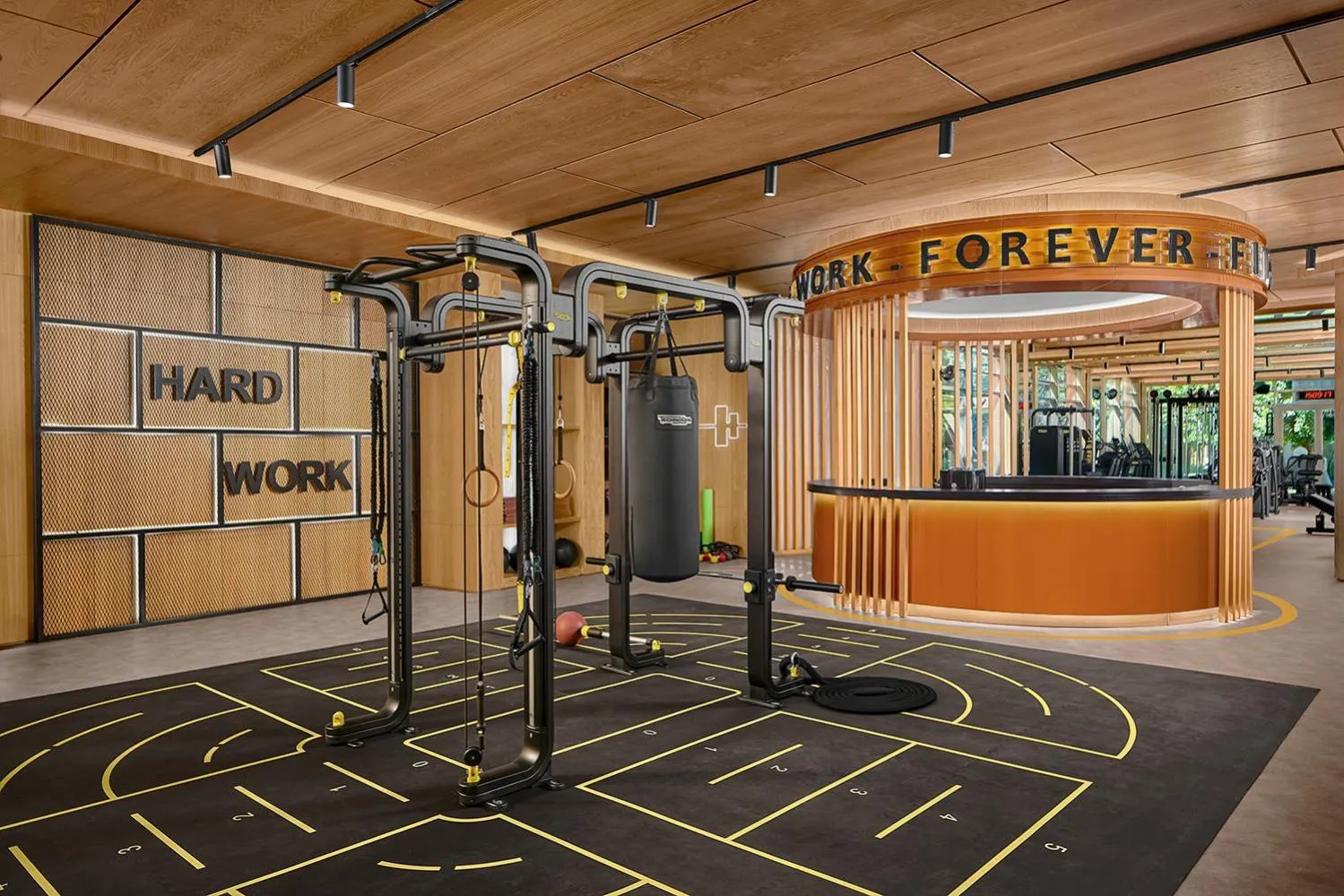 Fitness centre/facilities in Gloria Serenity Resort