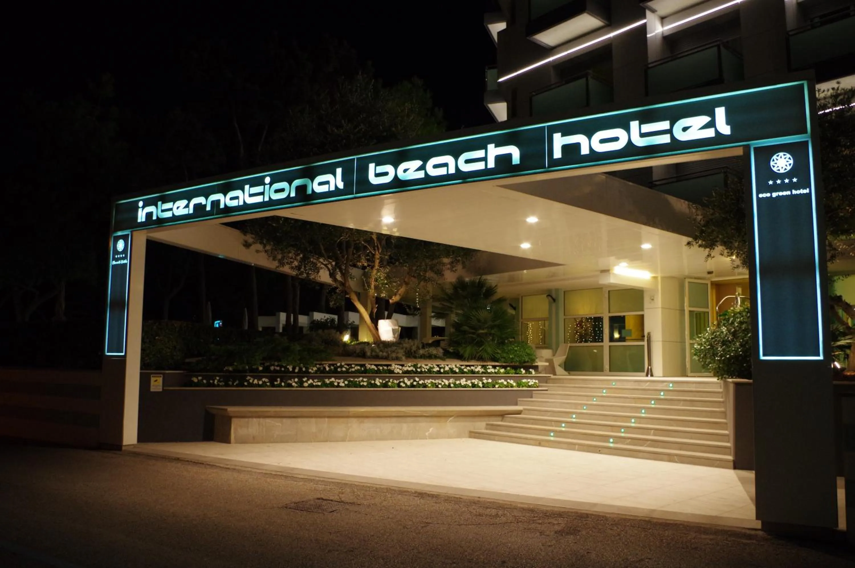 Facade/entrance in International Beach Hotel