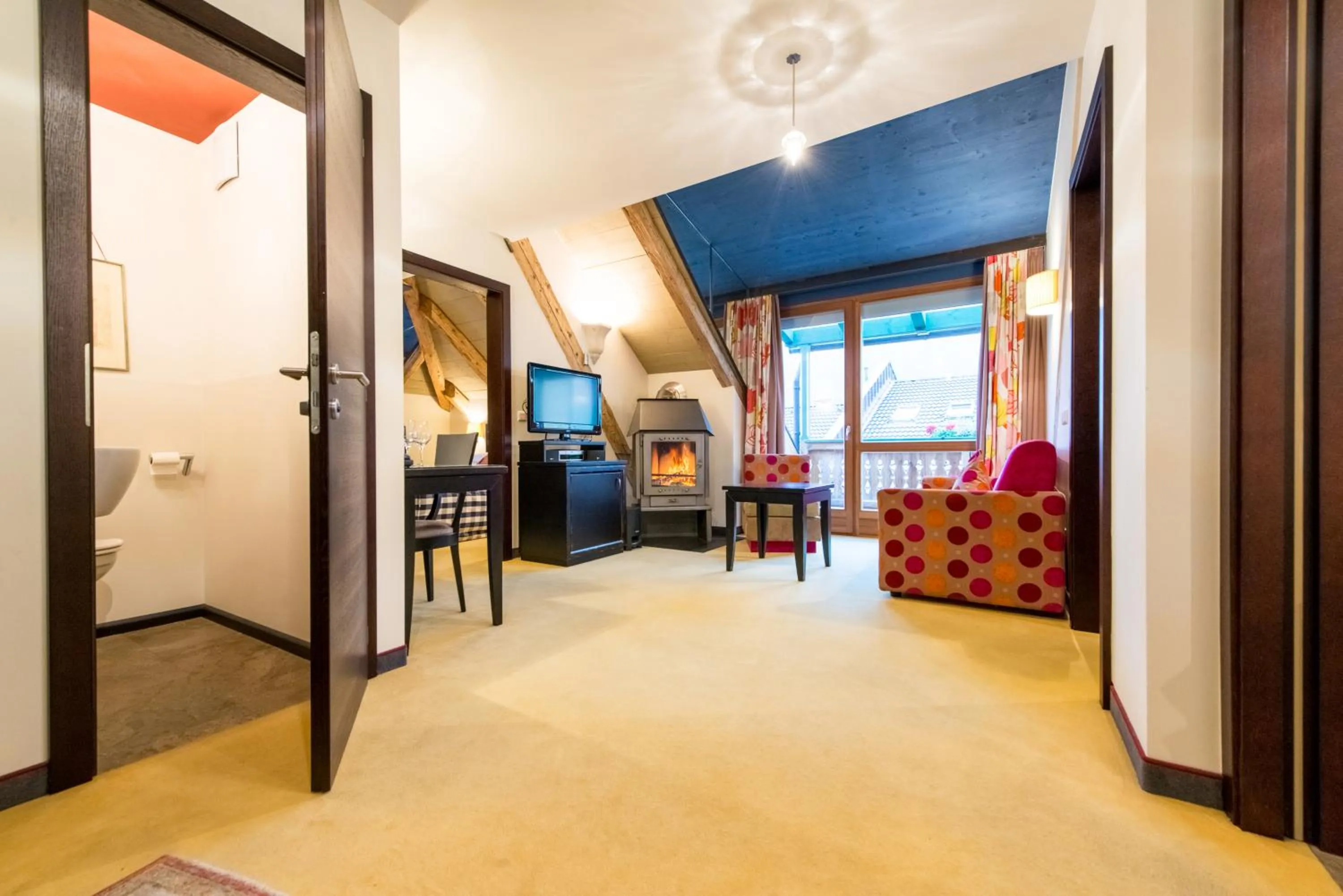 Bed in Adler Suite & Stube