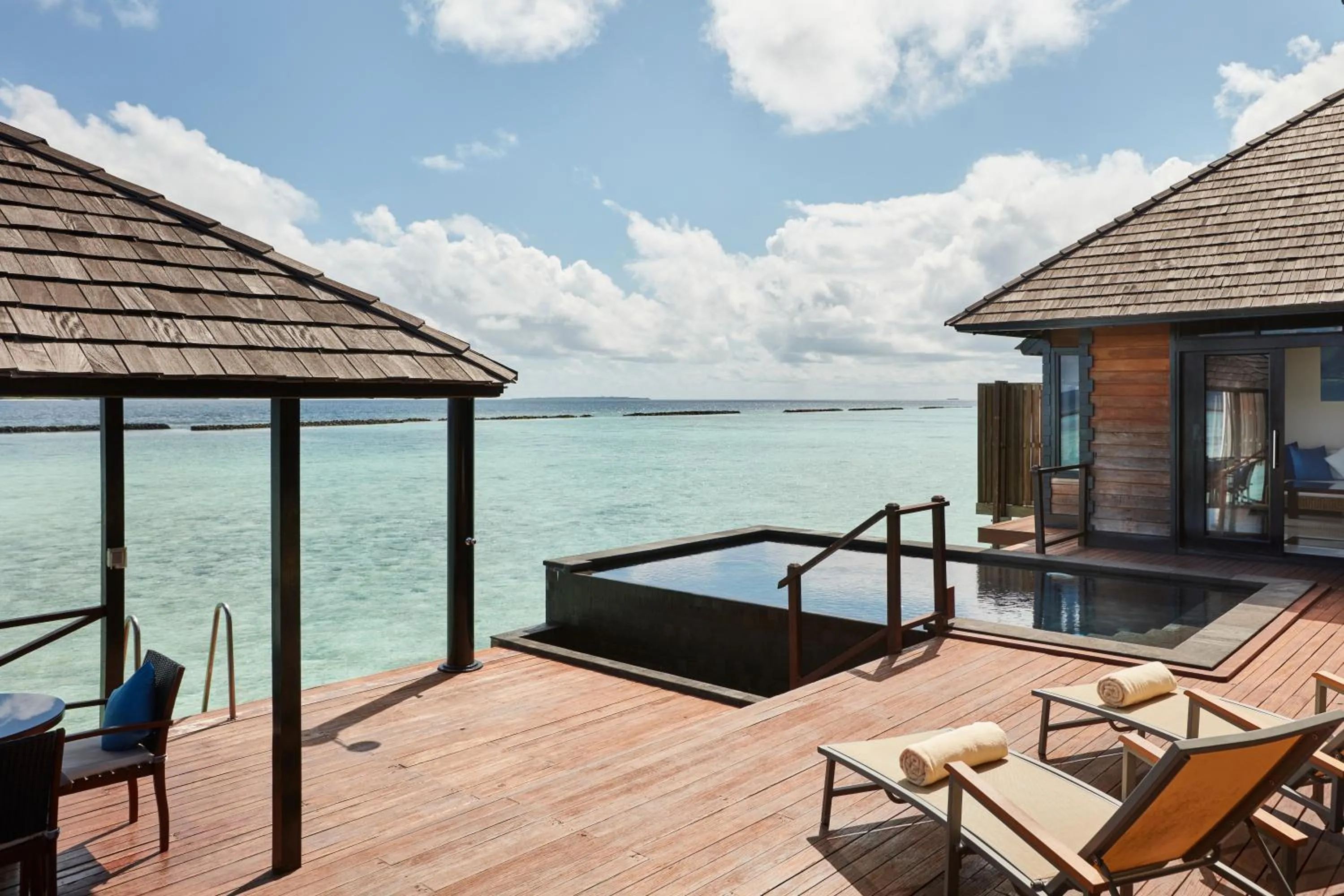 Balcony/Terrace in Sun Siyam Iru Fushi with Free Transfer