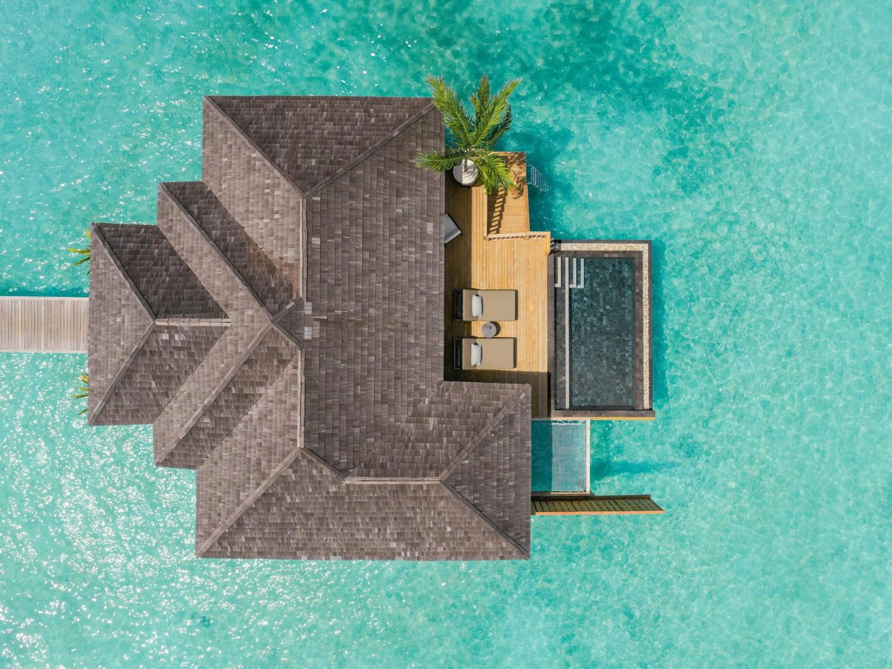 Bird's eye view in Sun Siyam Iru Fushi with Free Transfer