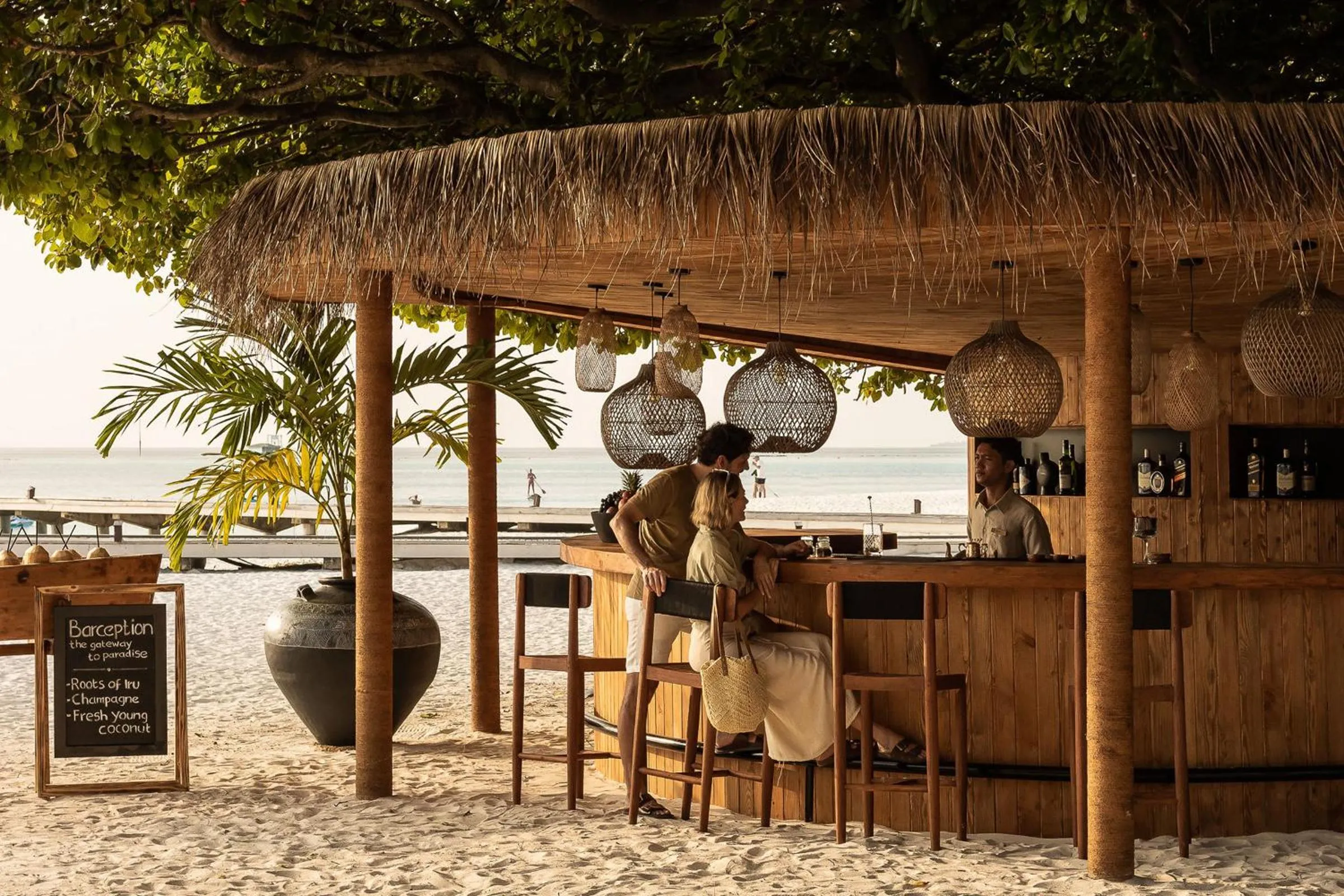 Lounge or bar in Sun Siyam Iru Fushi with Free Transfer