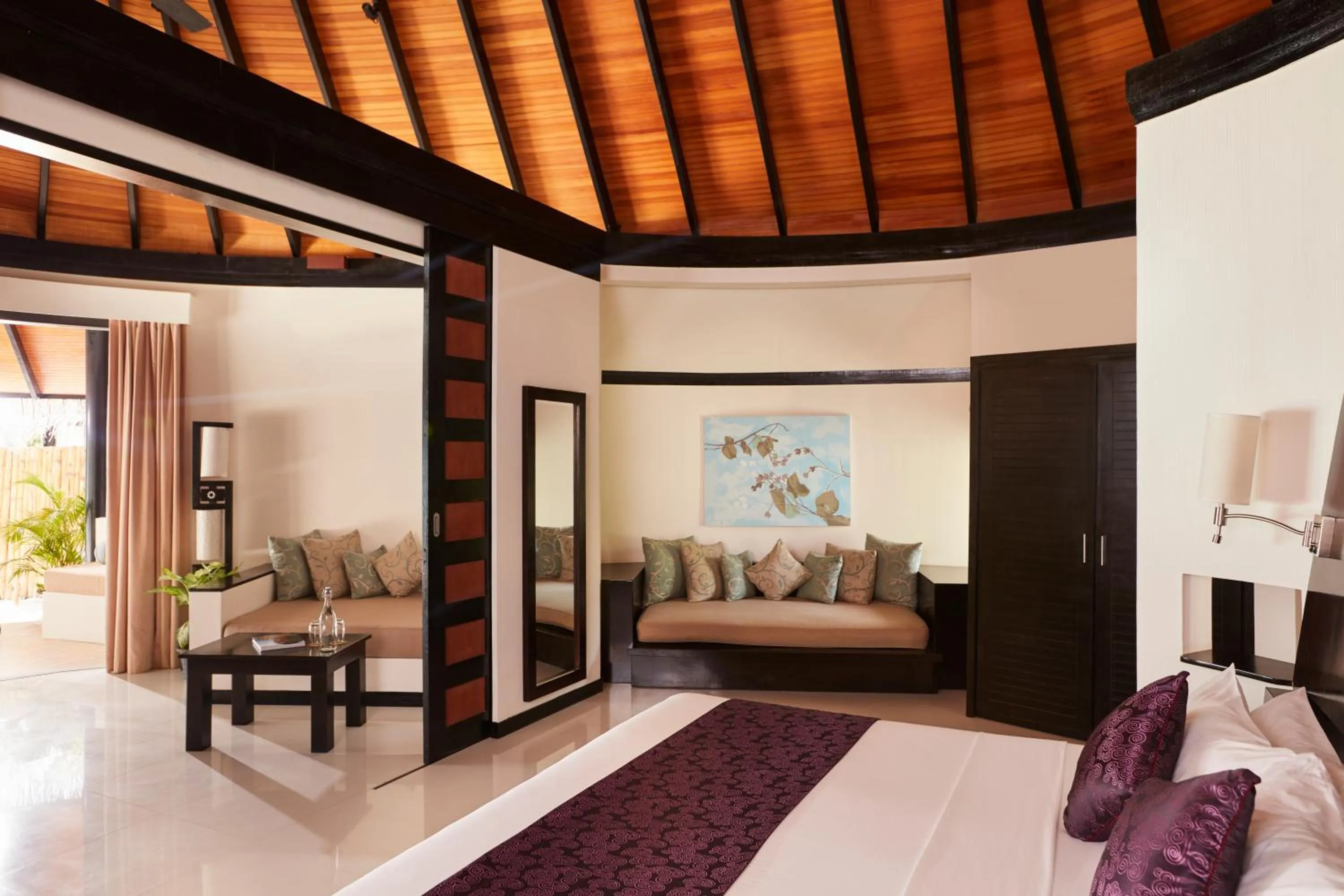 Living room, Bed in Sun Siyam Iru Fushi with Free Transfer