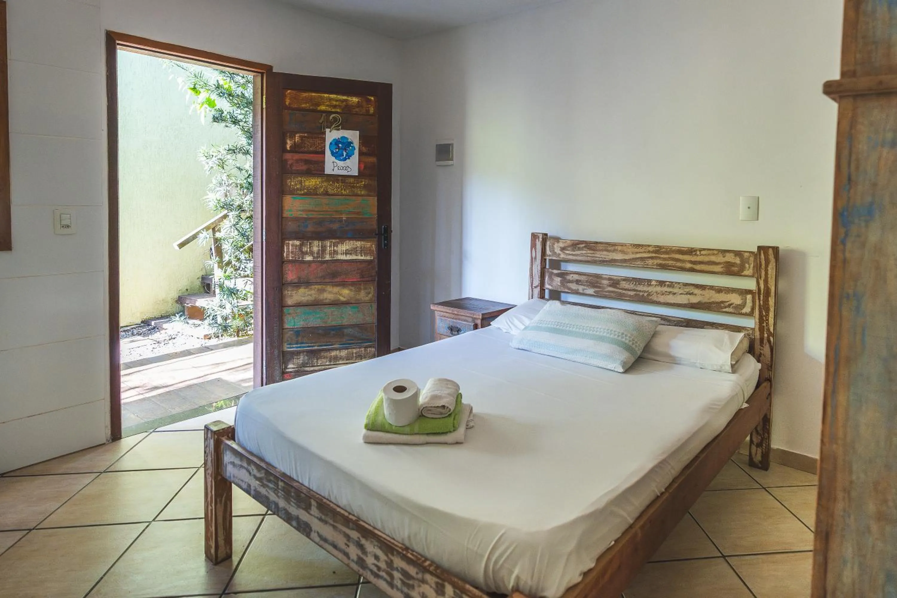 Bed in POUSADA ENCANTO DO AMOR