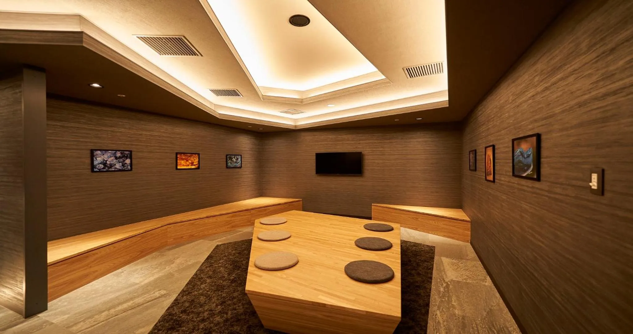 Communal lounge/ TV room in Hotel Grand Ciel Hanamaki