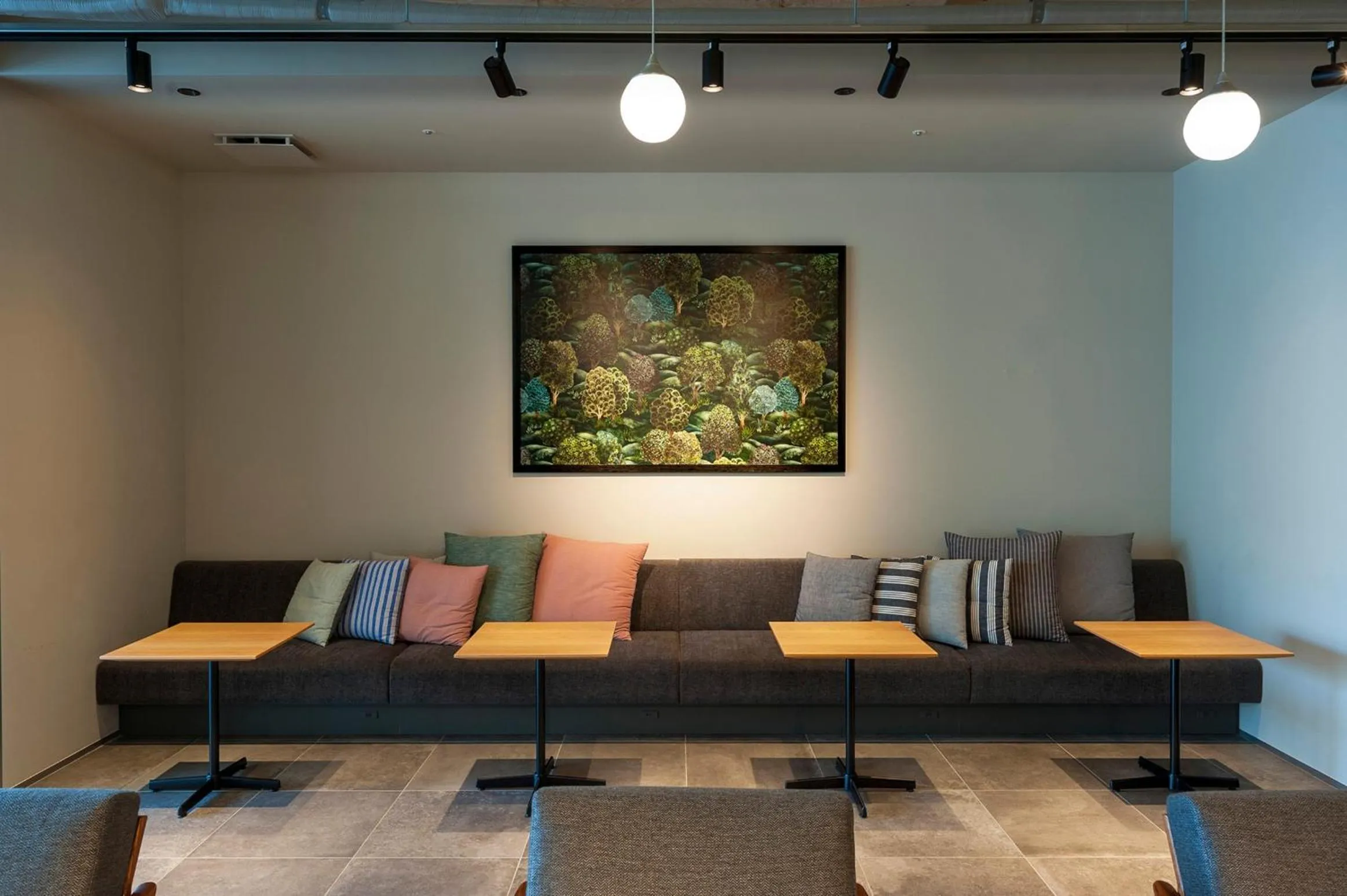 Seating area in Hotel Global View Koriyama