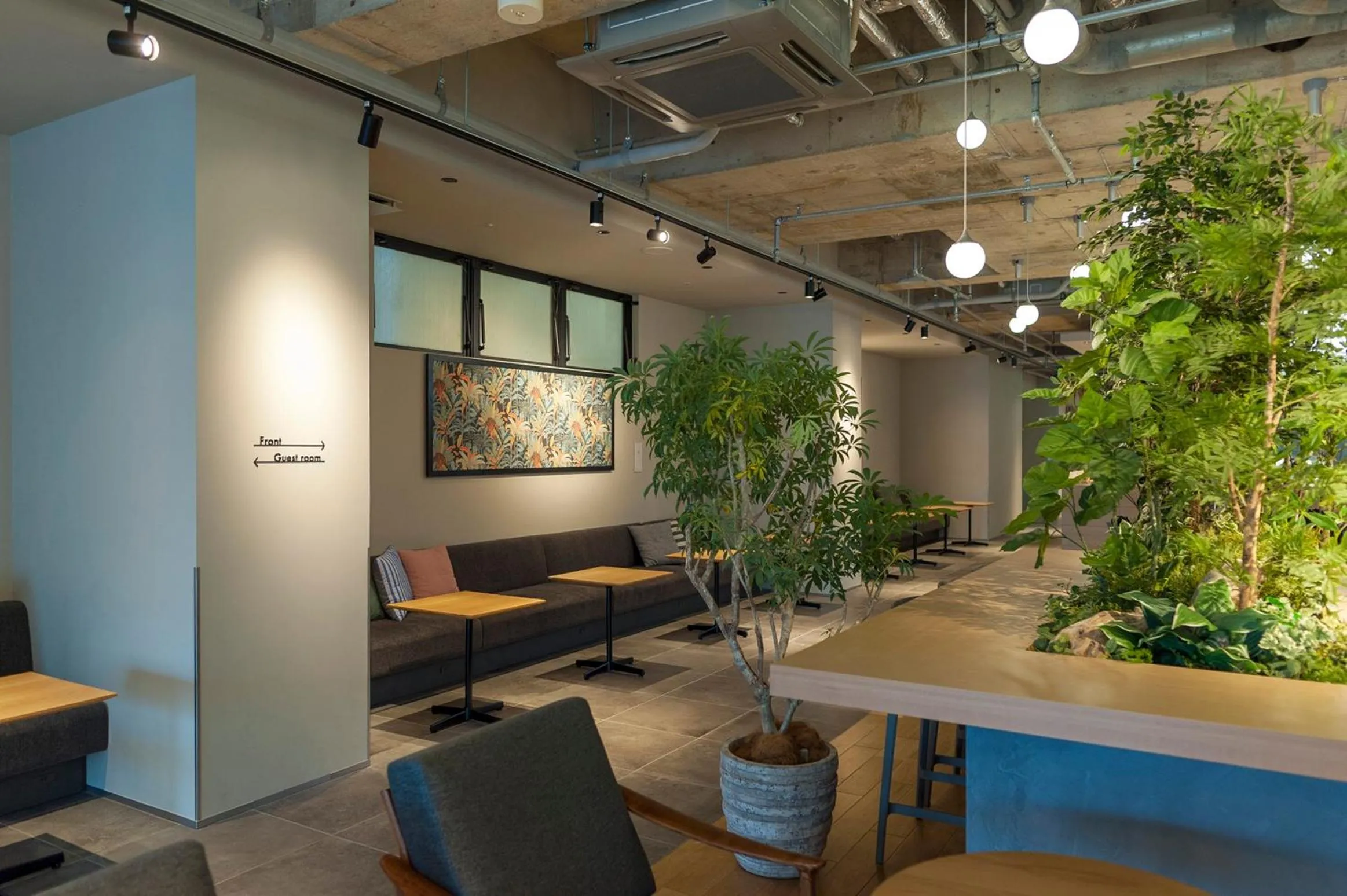 Seating area in Hotel Global View Koriyama