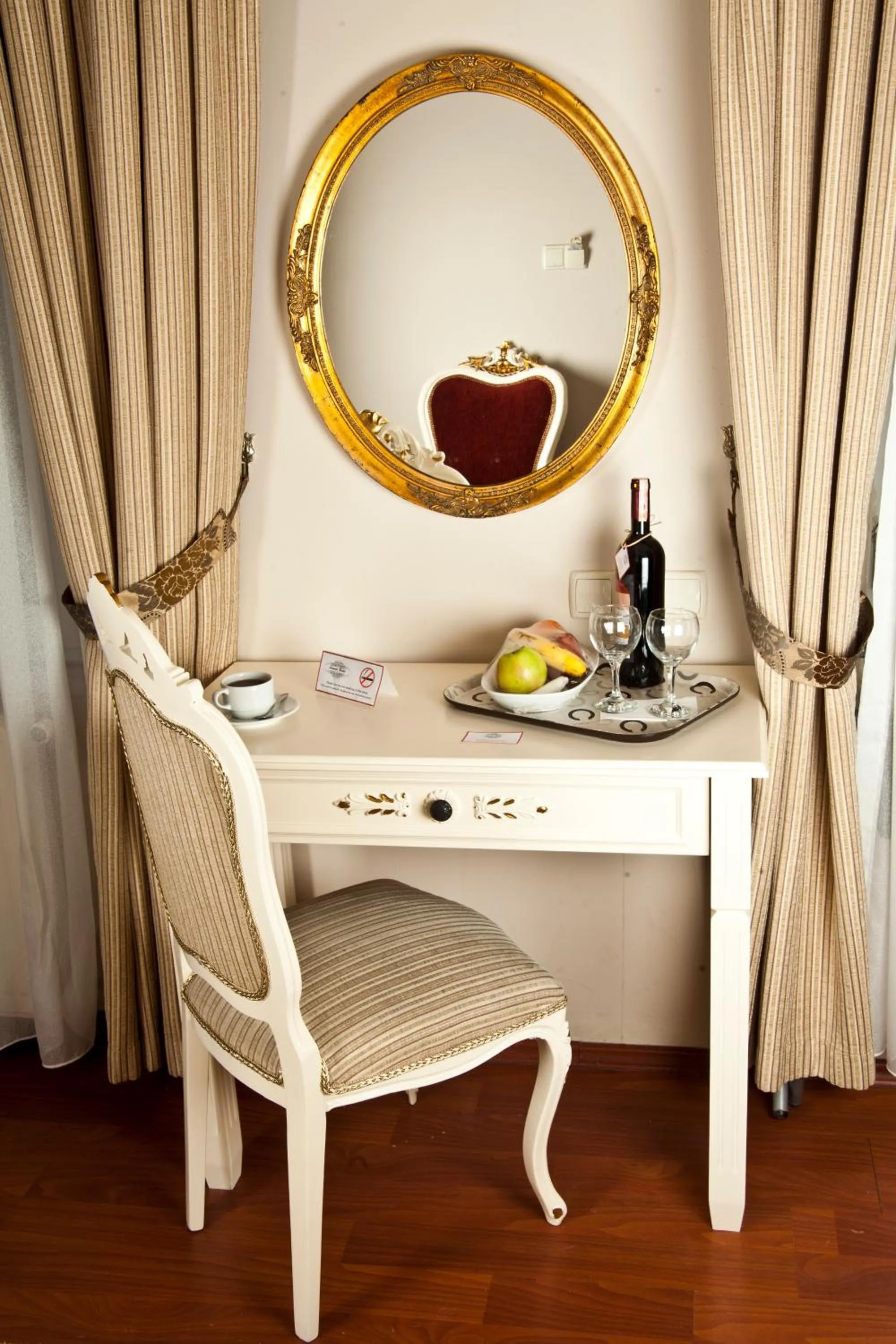 Seating area in Asmali Hotel