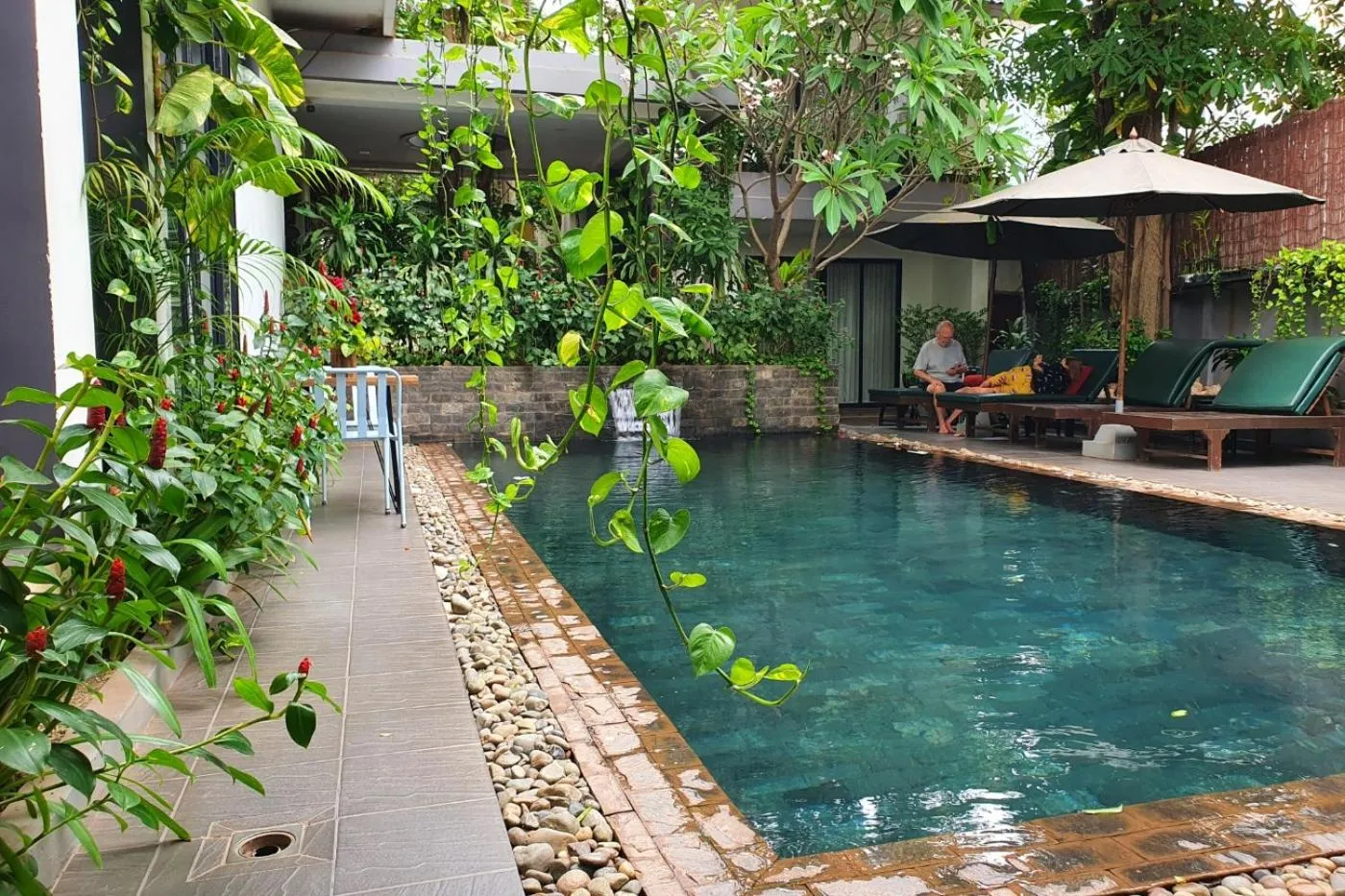 Pool view in Siem Reap Tevi Residence