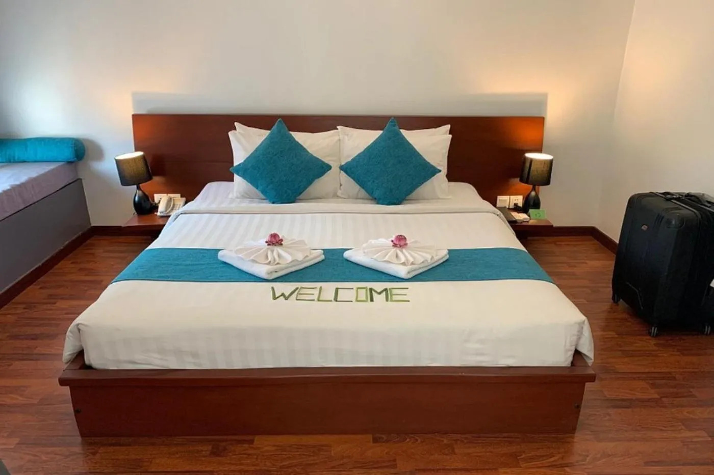 Bed in Siem Reap Tevi Residence