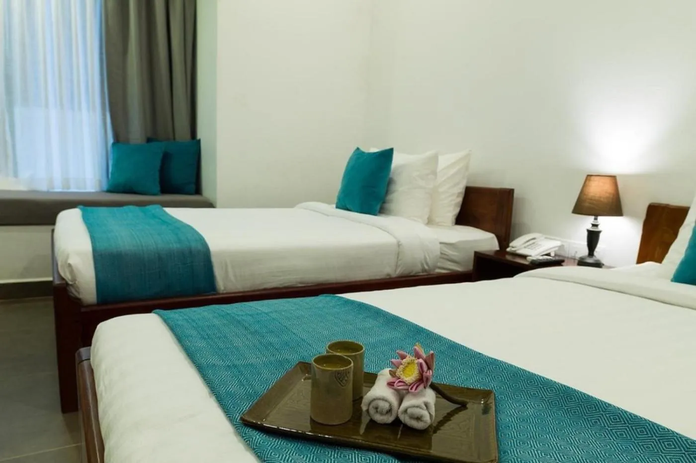 Bed in Siem Reap Tevi Residence