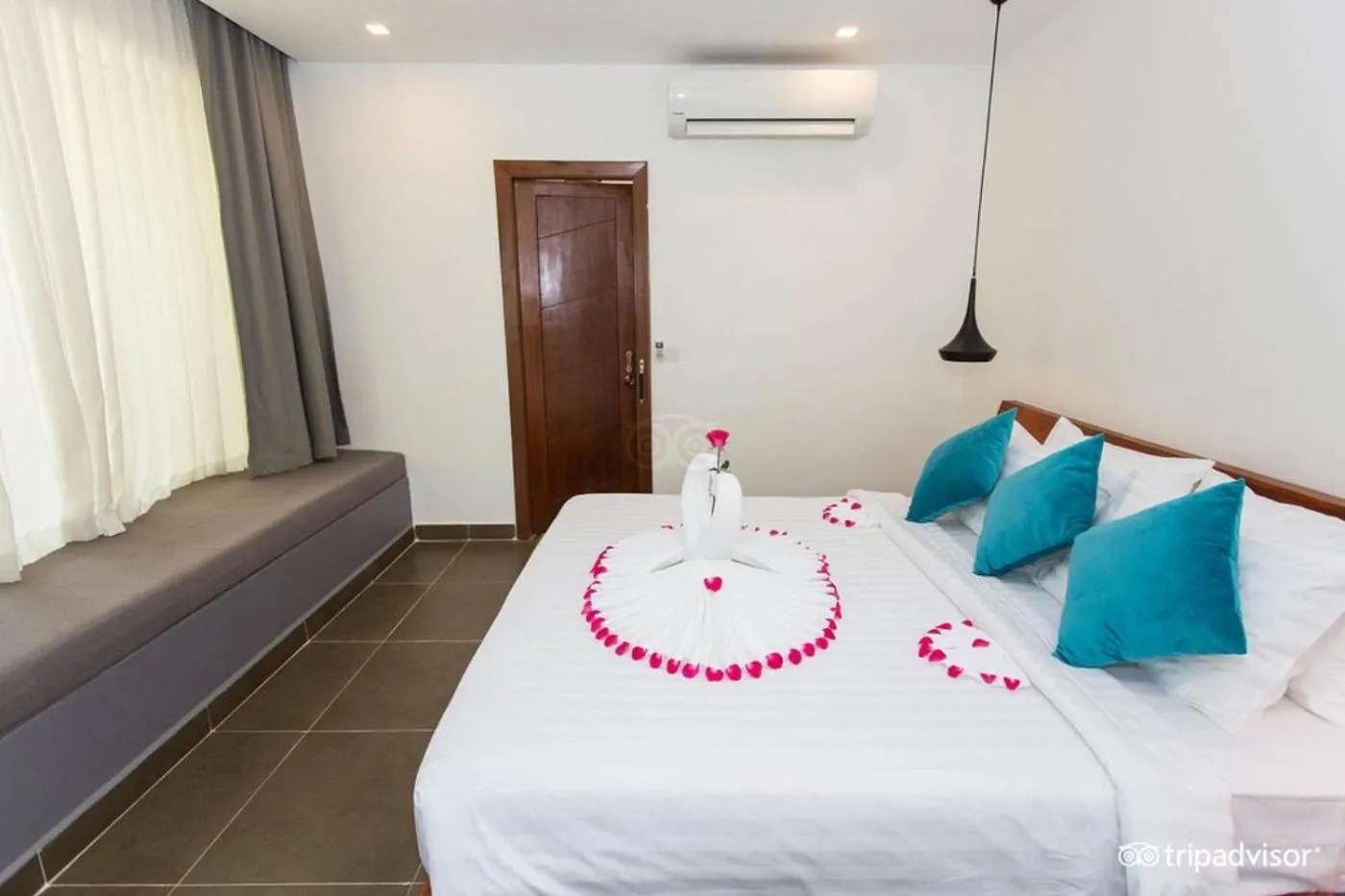 Bed in Siem Reap Tevi Residence