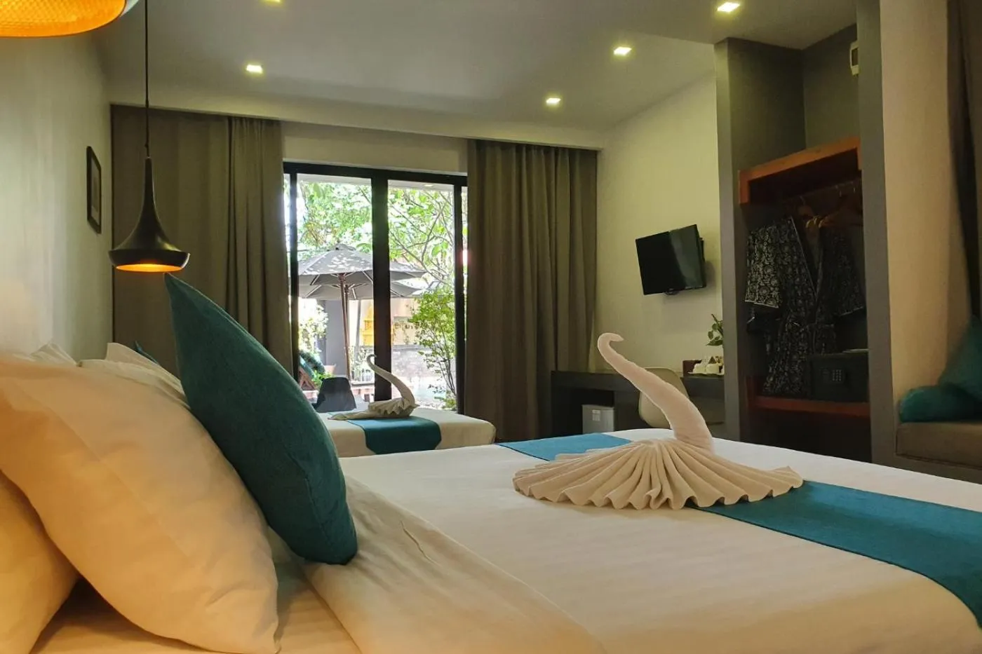 Bed in Siem Reap Tevi Residence