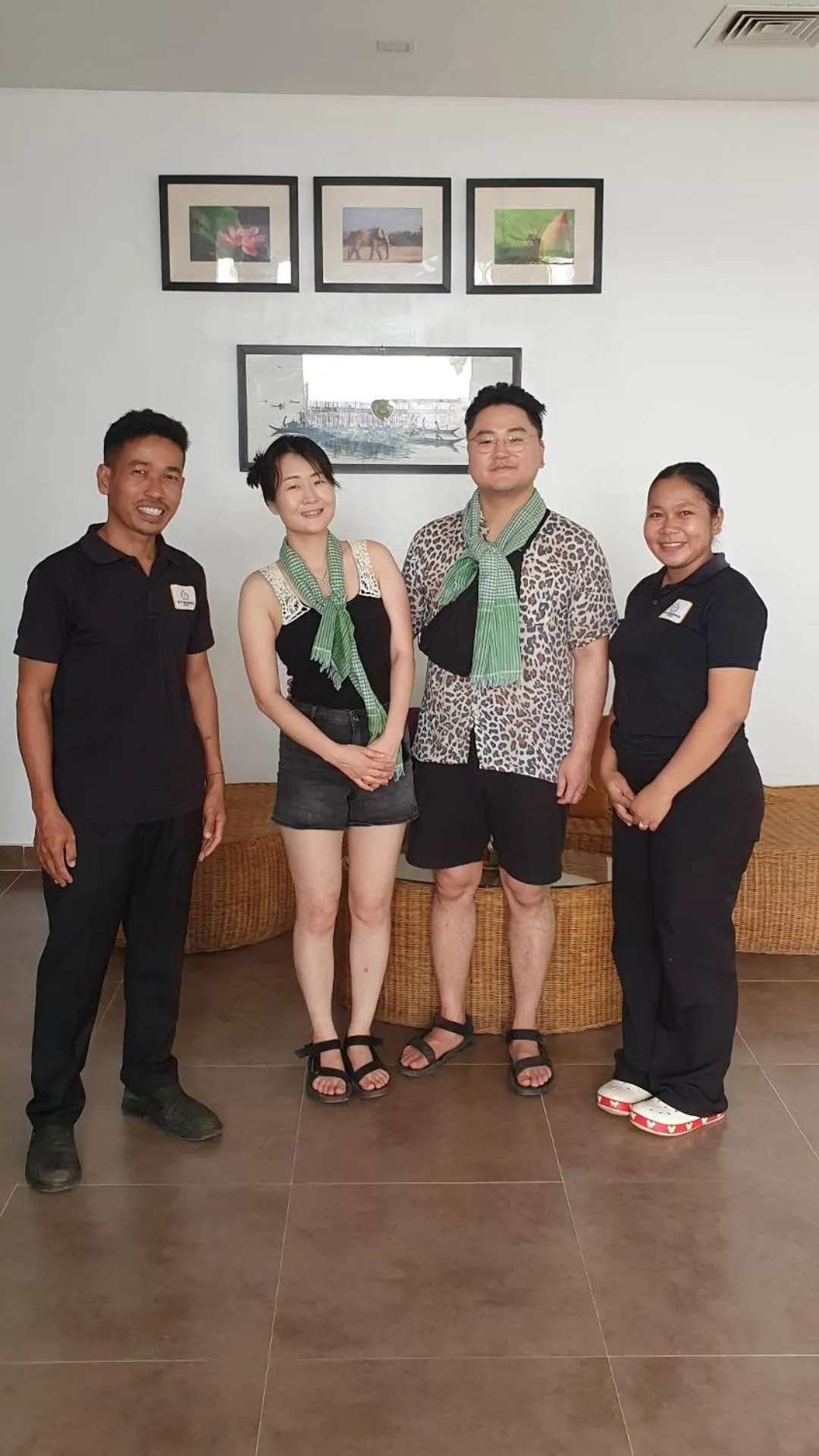 group of guests in Siem Reap Tevi Residence