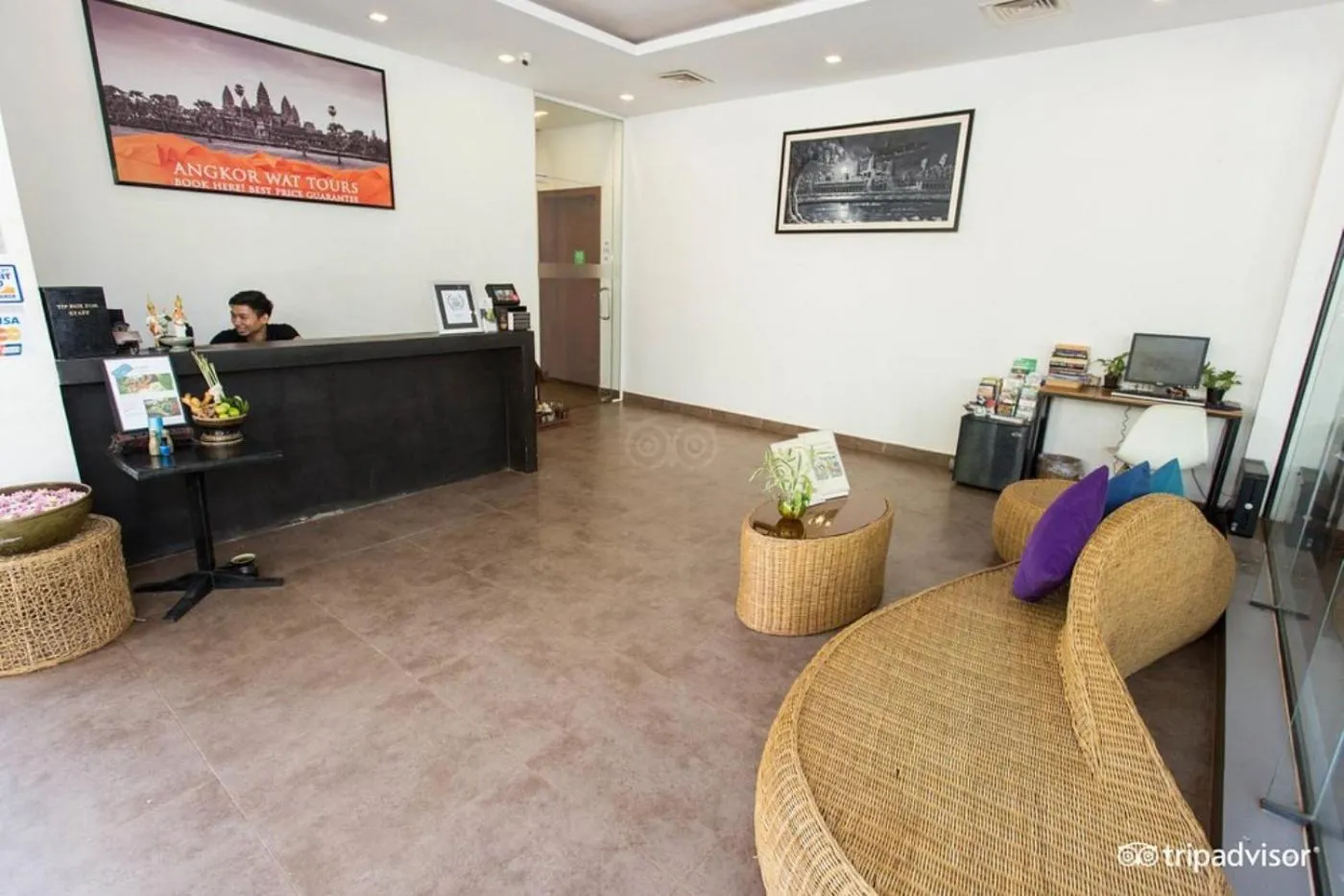 Lobby or reception in Siem Reap Tevi Residence