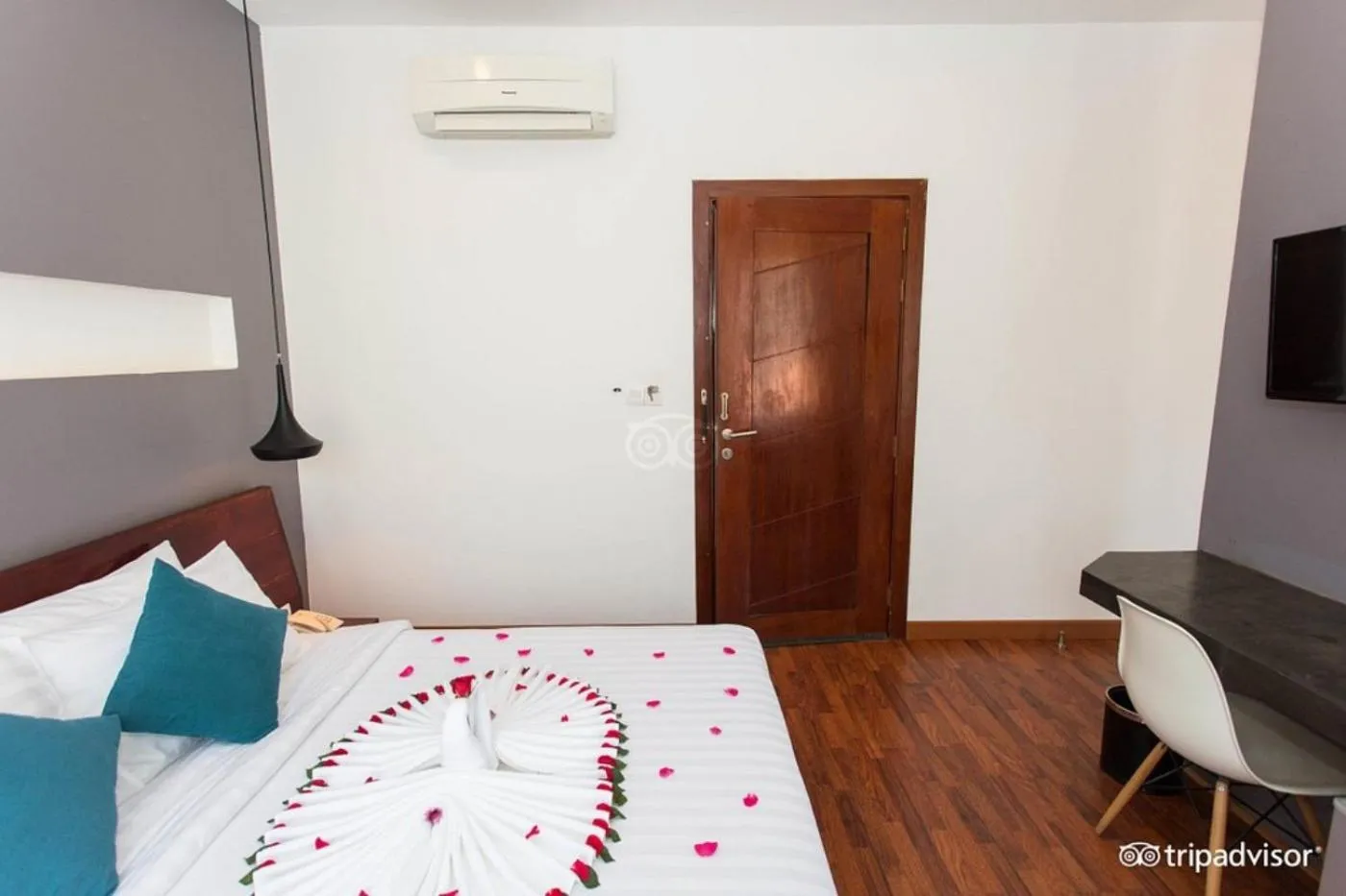 Bed in Siem Reap Tevi Residence