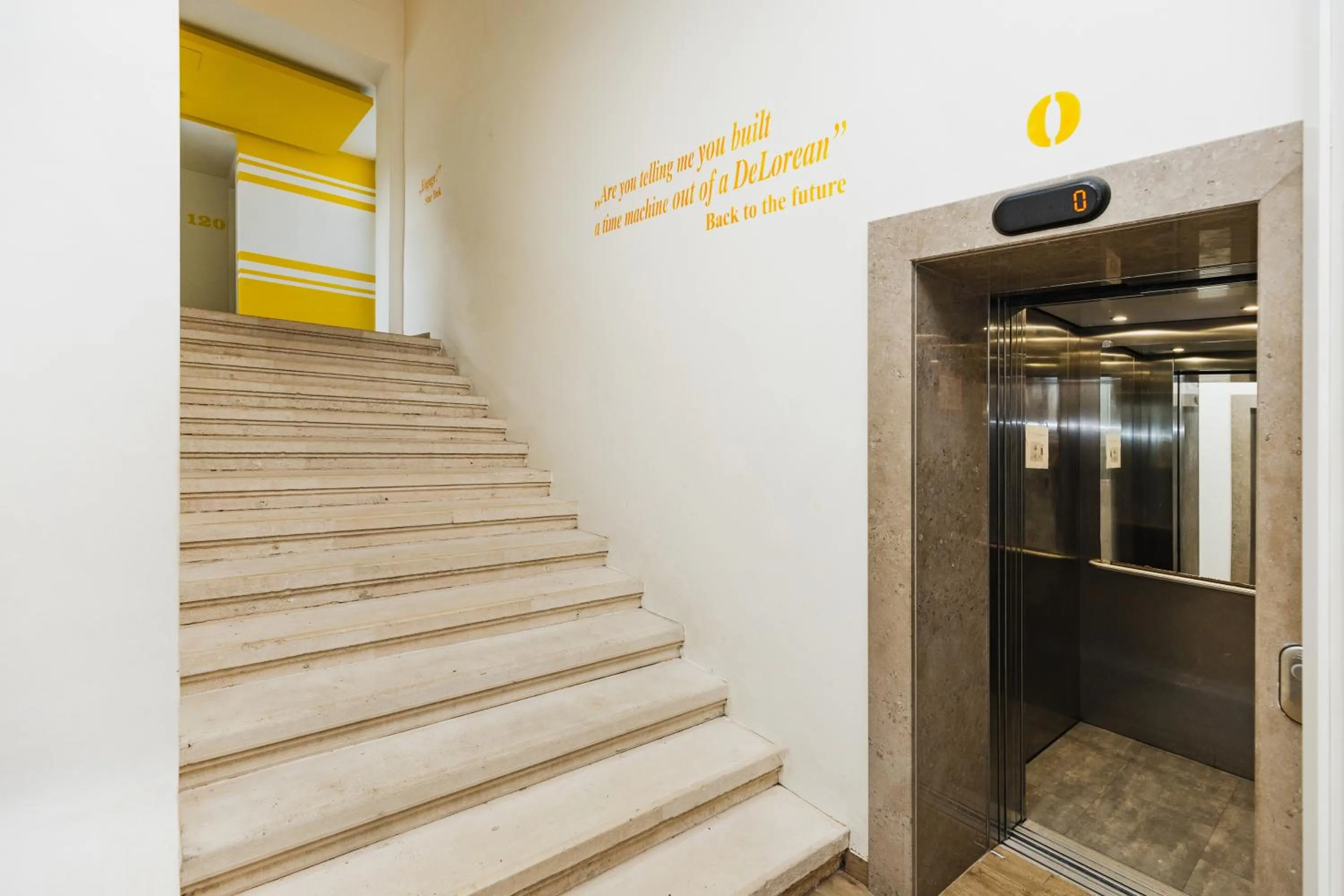 elevator in Hostel Link