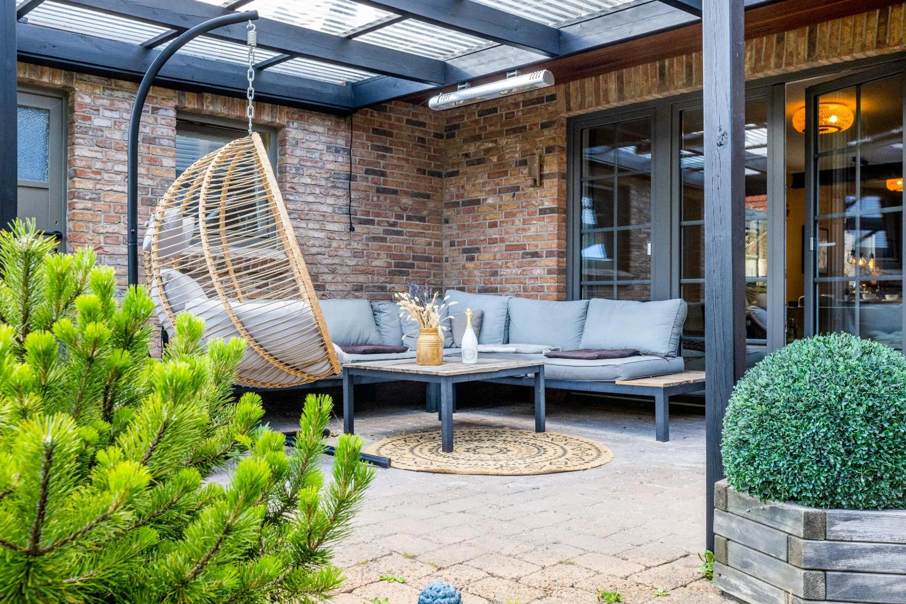 Balcony/Terrace in Dünen Lodge
