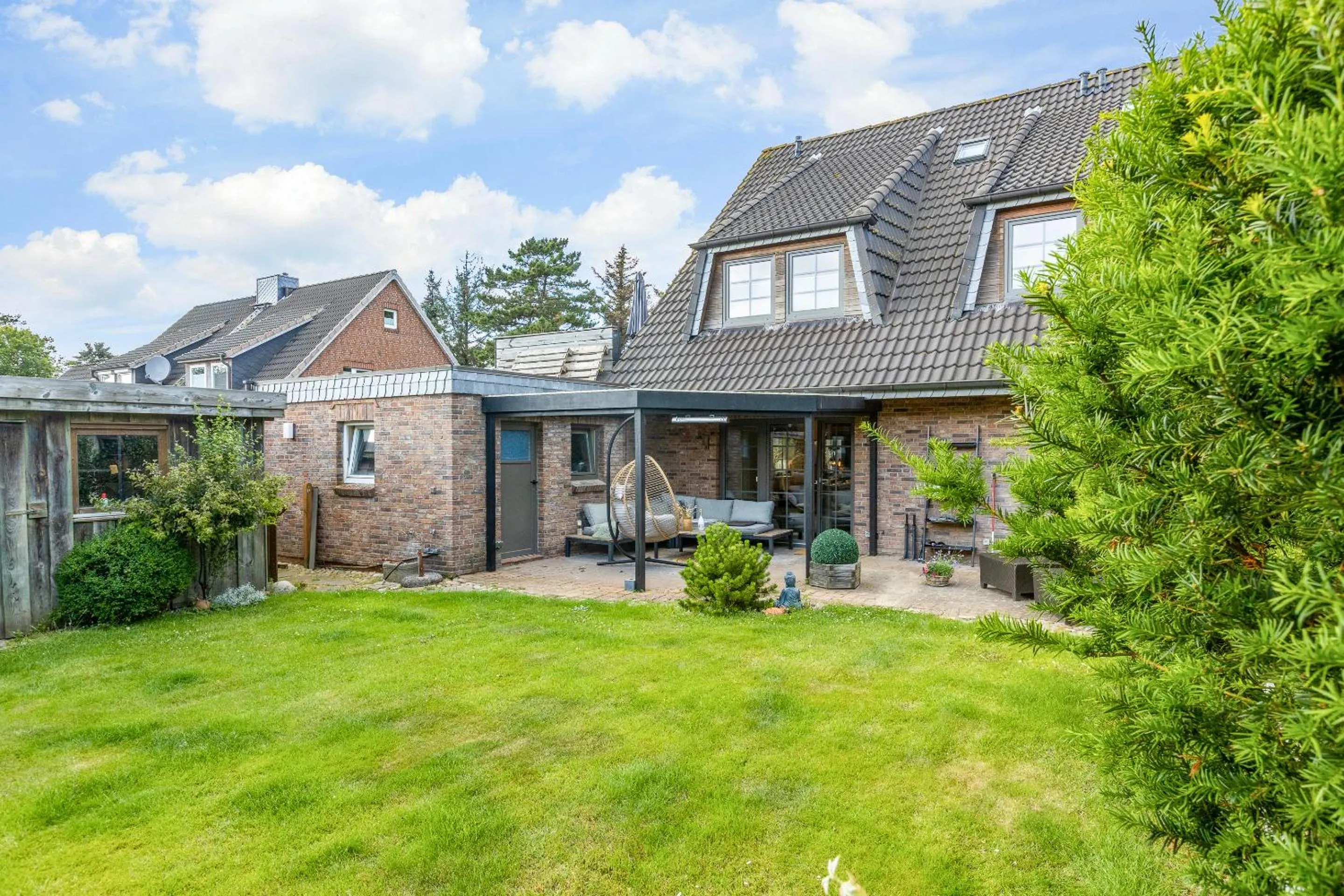 Garden view in Dünen Lodge