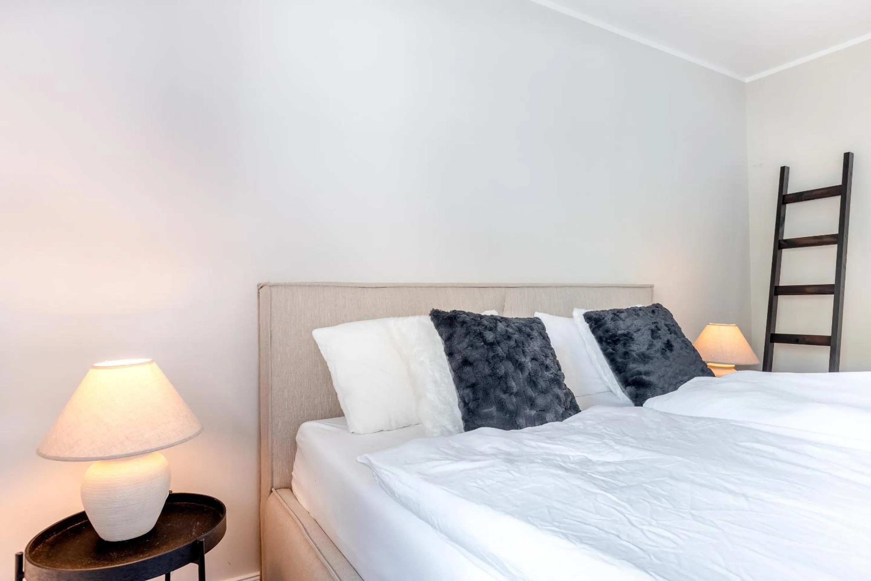 Bedroom, Bed in Dünen Lodge