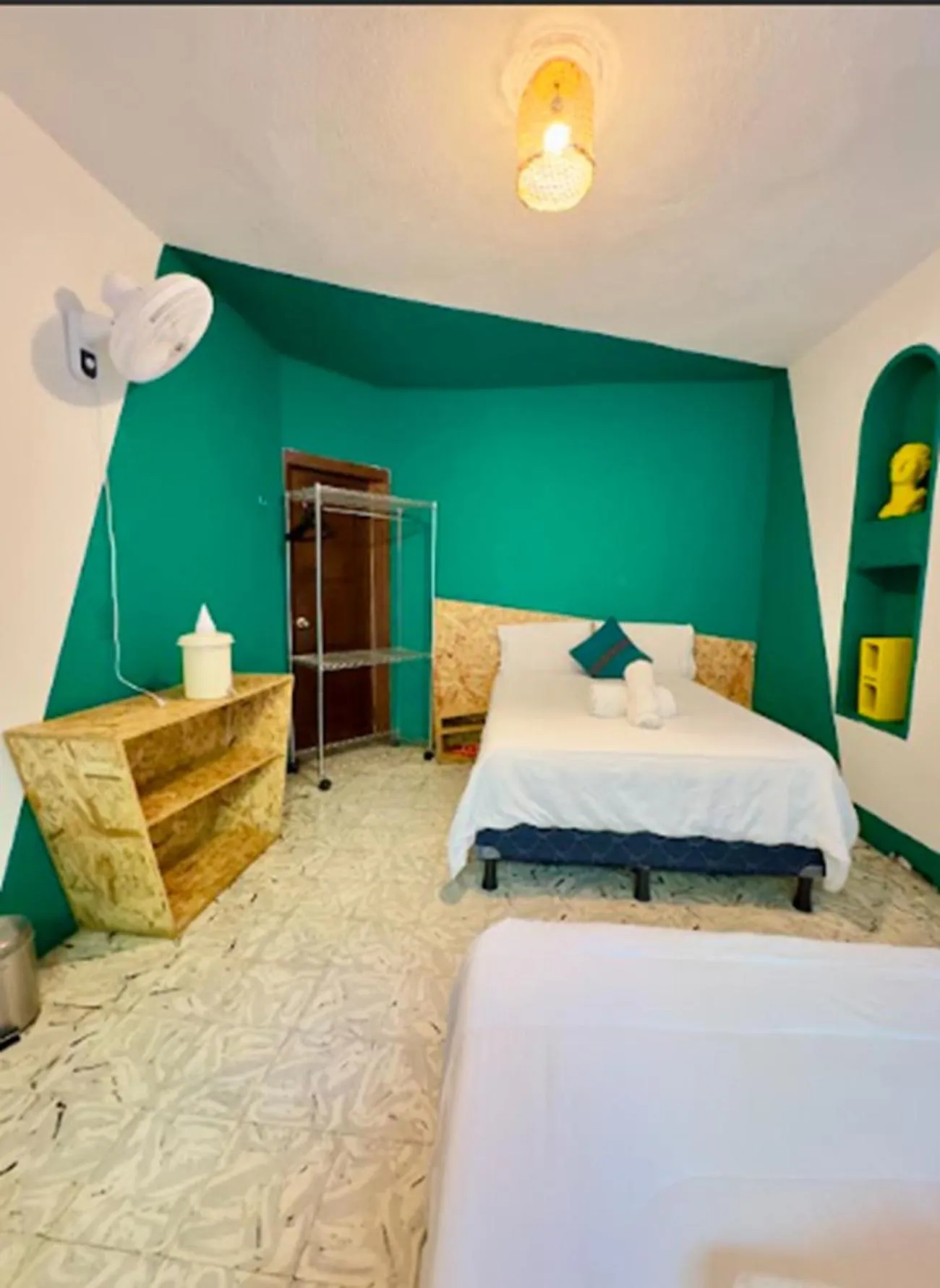 Bed in Why Not Hotel