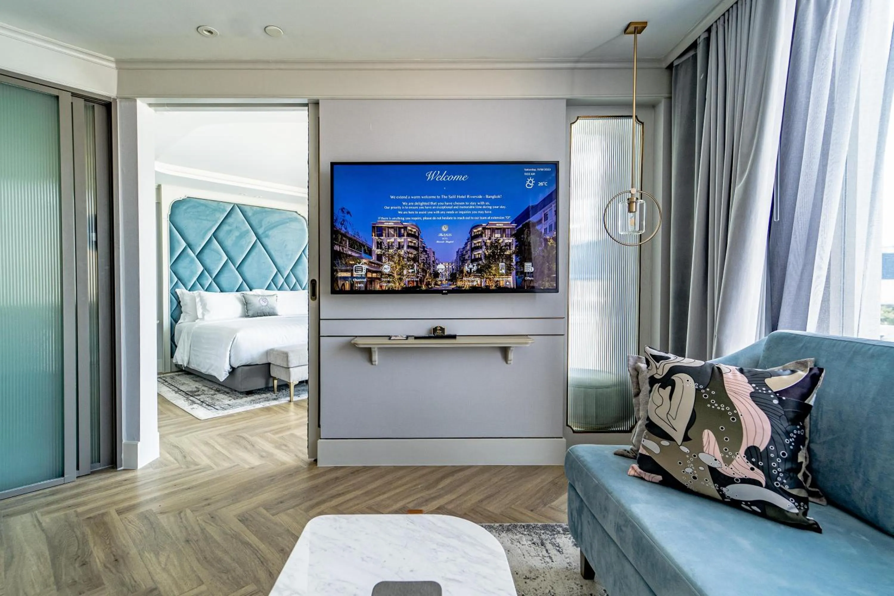 Photo of the whole room, Bed in The Salil Hotel Riverside Bangkok