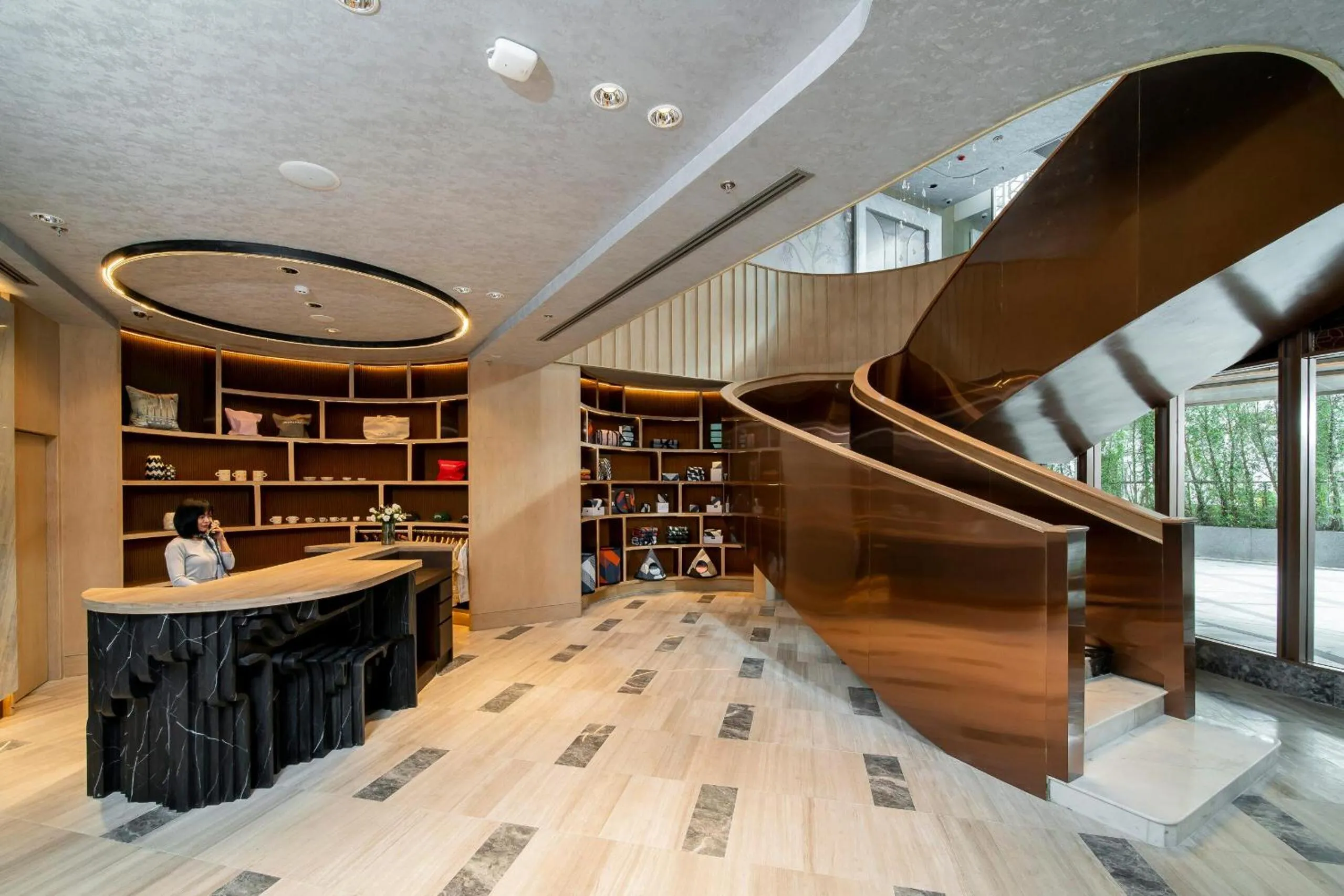 Lobby or reception in The Salil Hotel Riverside Bangkok