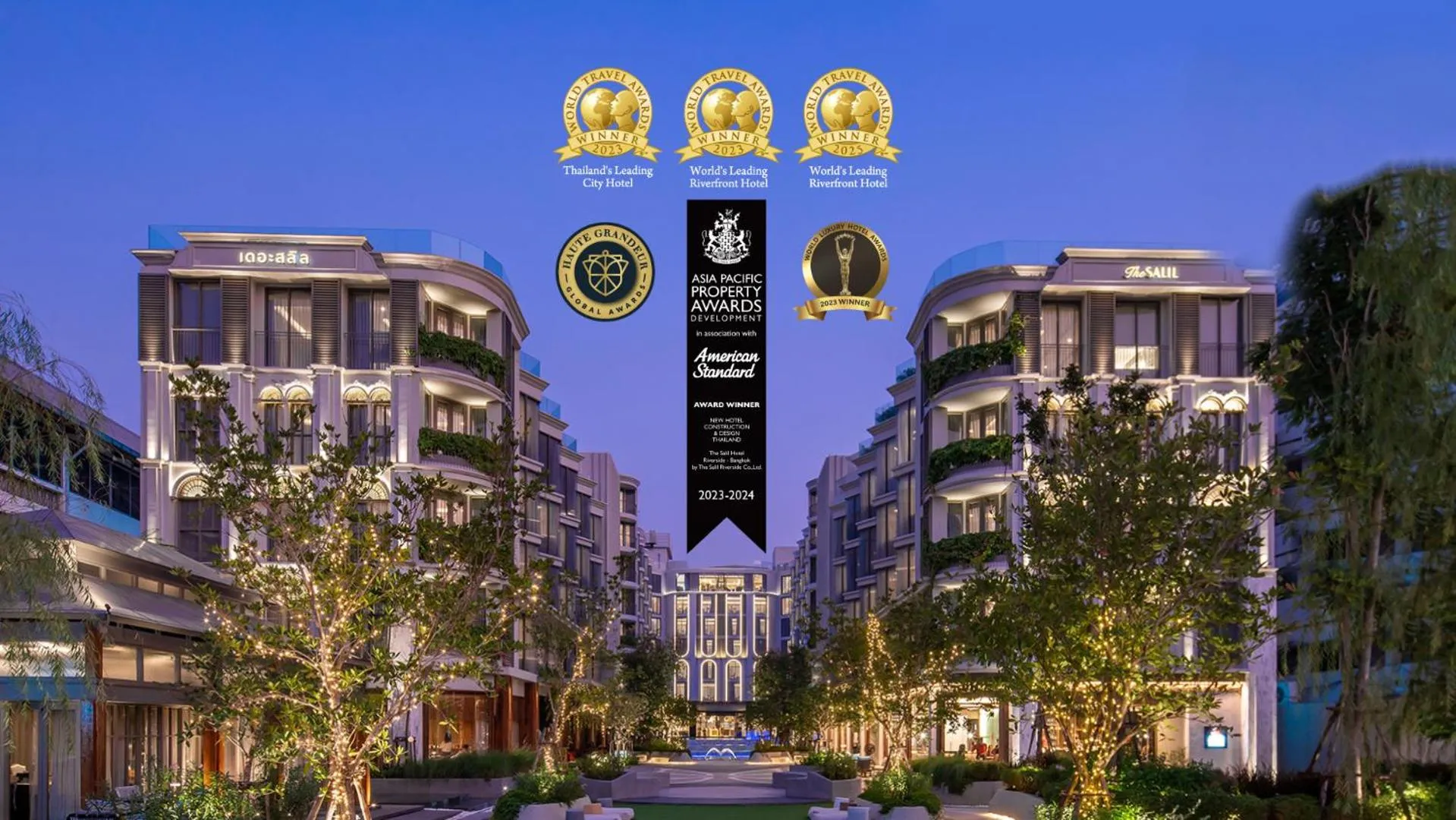 Property building in The Salil Hotel Riverside Bangkok