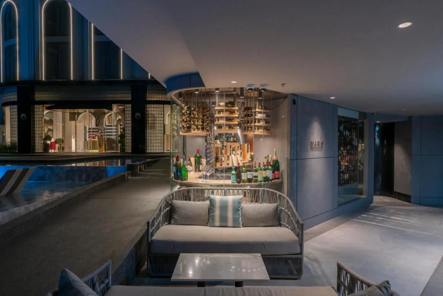 Lounge or bar in The Salil Hotel Riverside Bangkok