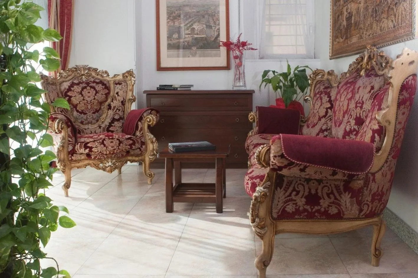 Seating area in Hotel Antico Acquedotto