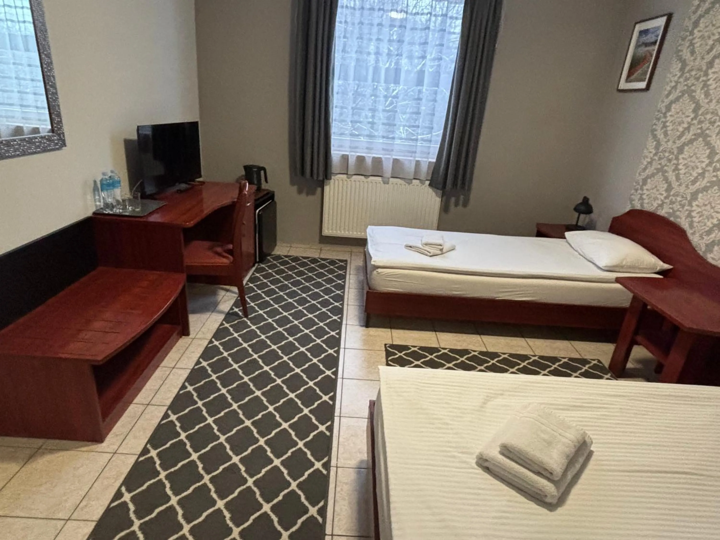 Bed in Hotel Ava