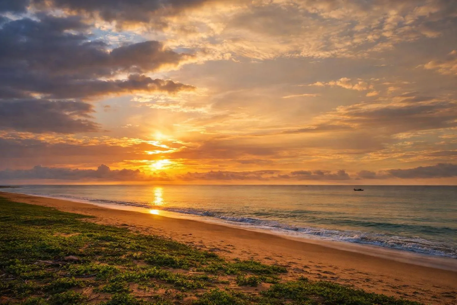 Beach in Helios Beach Resort