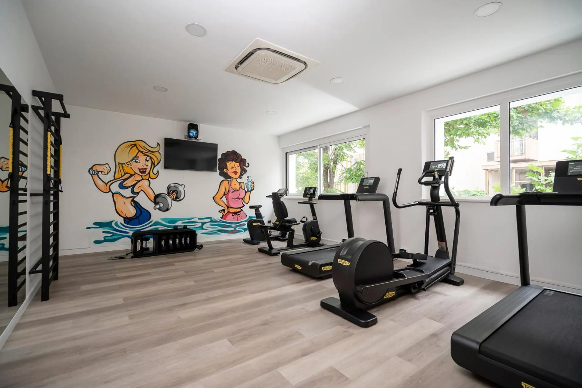 Fitness centre/facilities in Hotel Mediterraneo