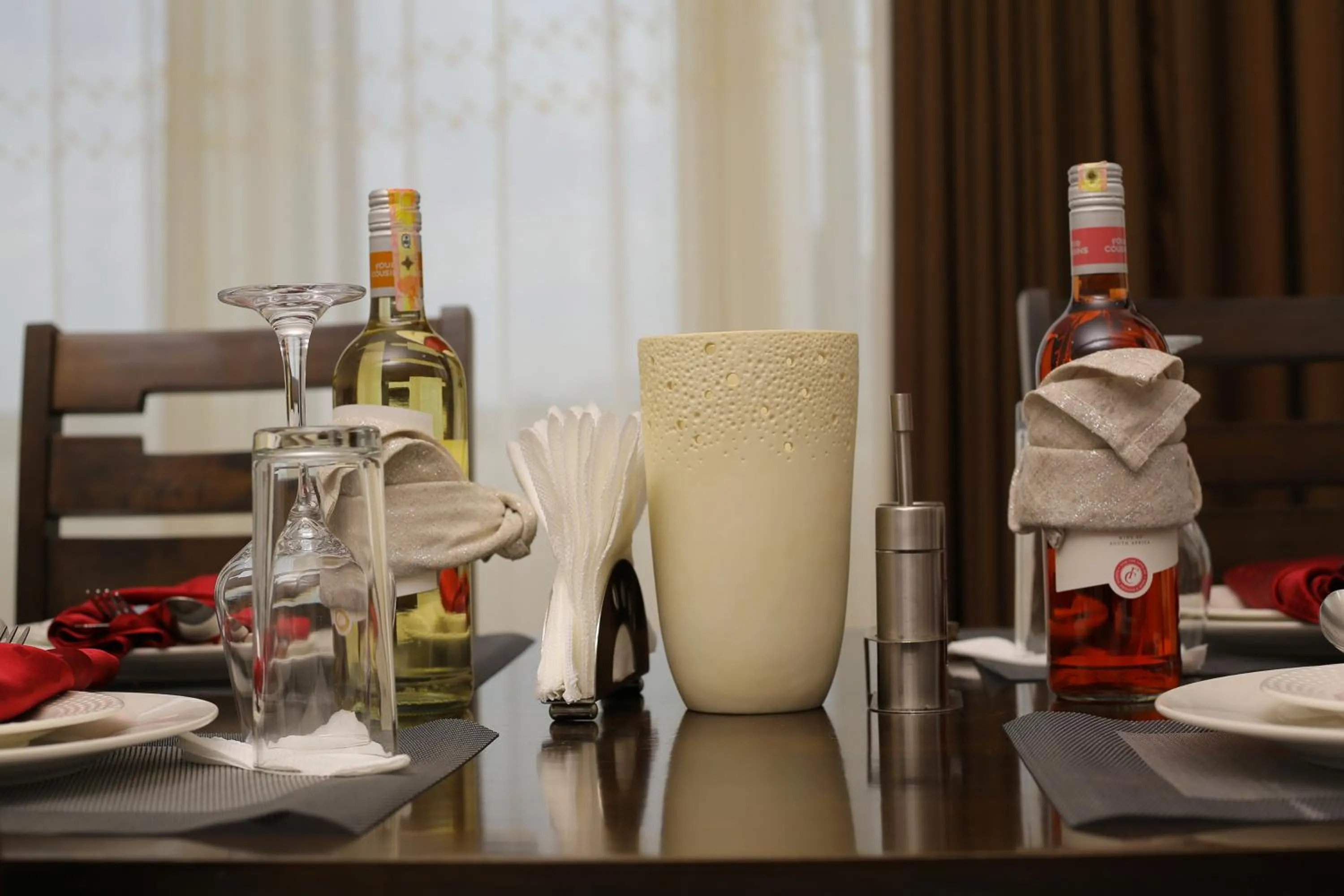 Seating area in The Voice Hotel